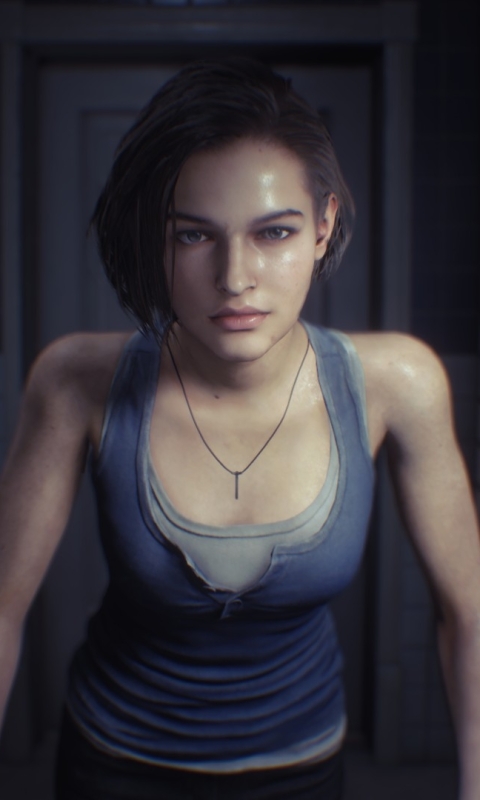 480x800 Resolution Jill Valentine Resident Evil 3 Remake Galaxy Note ...
