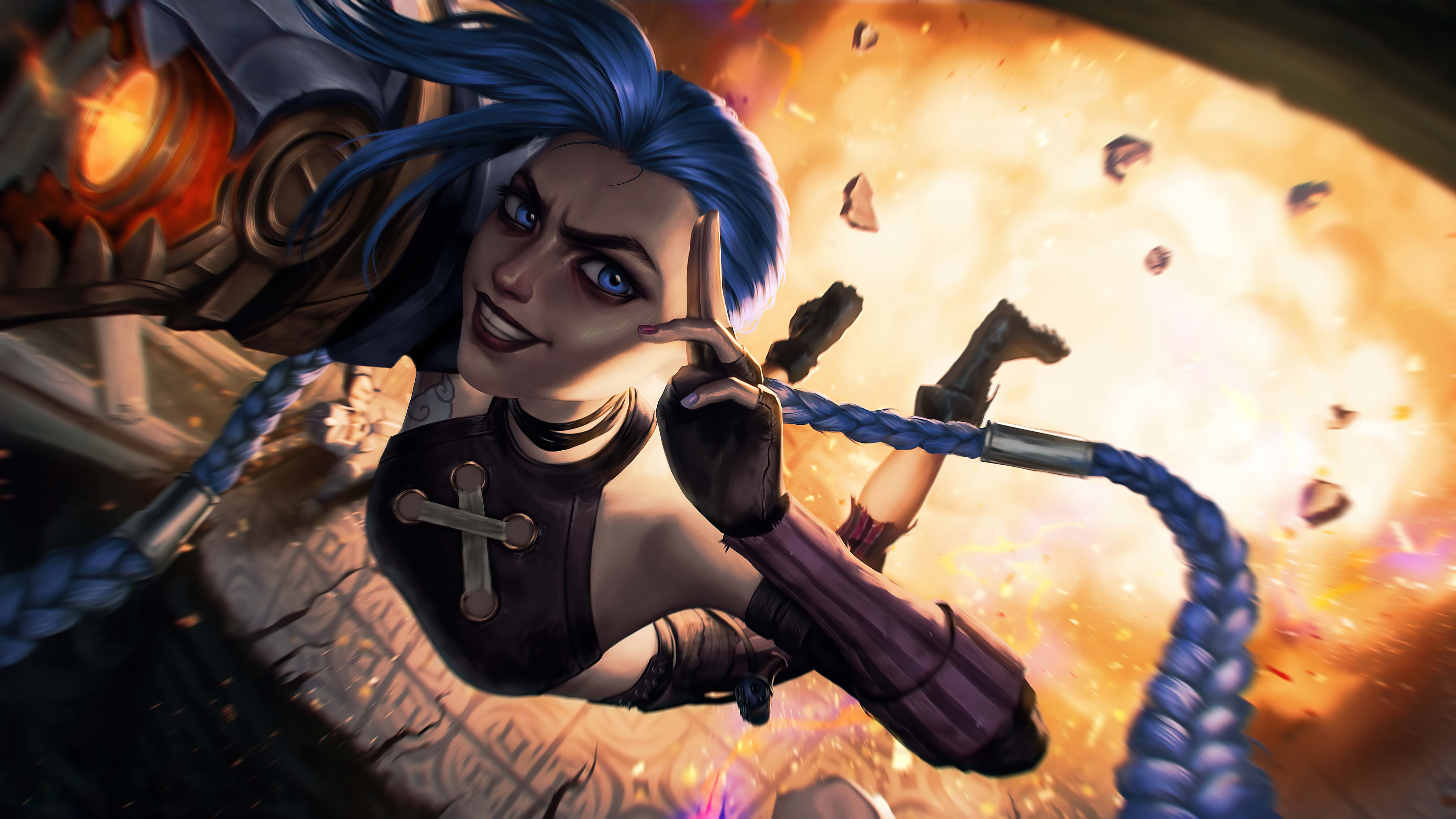 league of legends drawing jinx