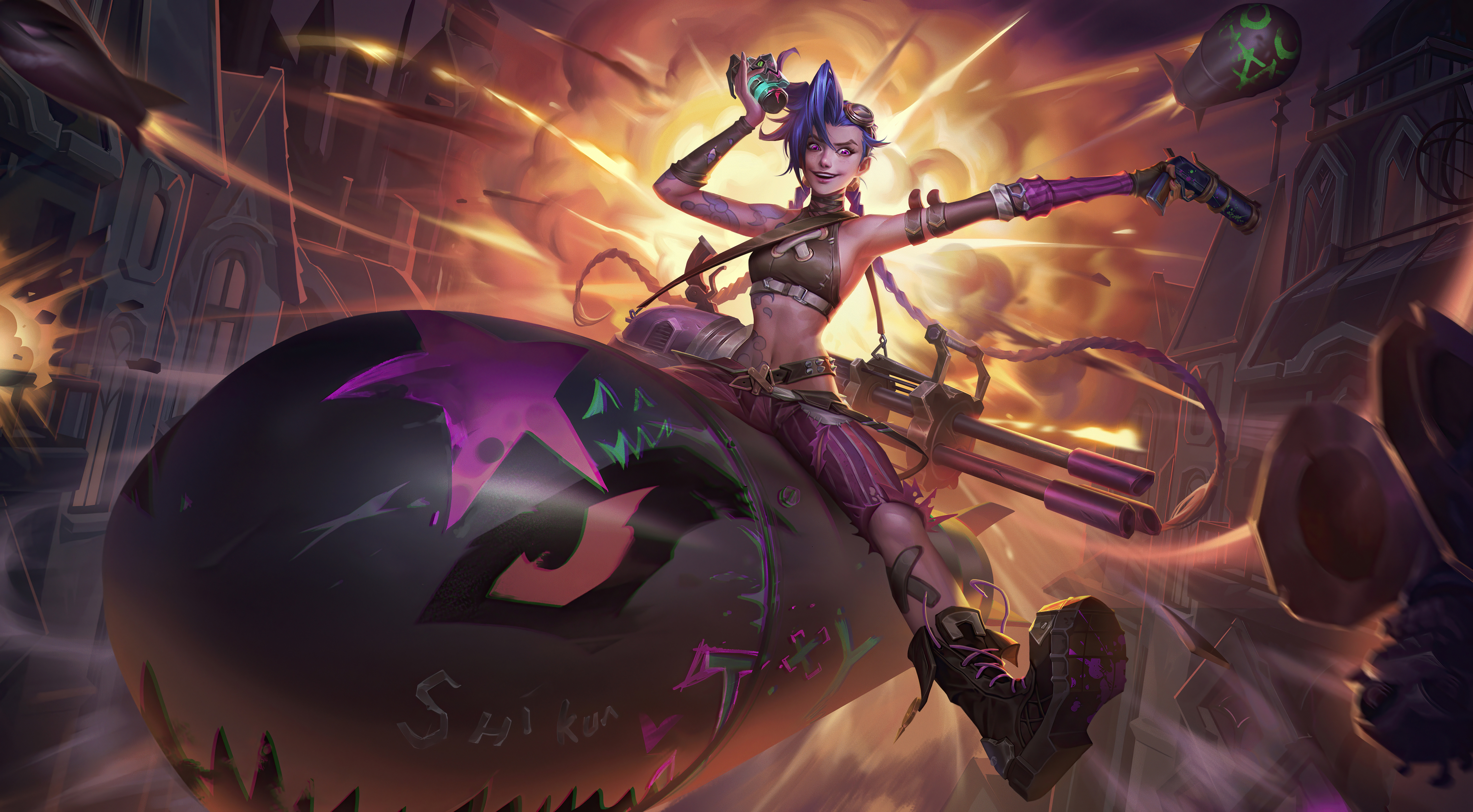 league of legends drawing jinx