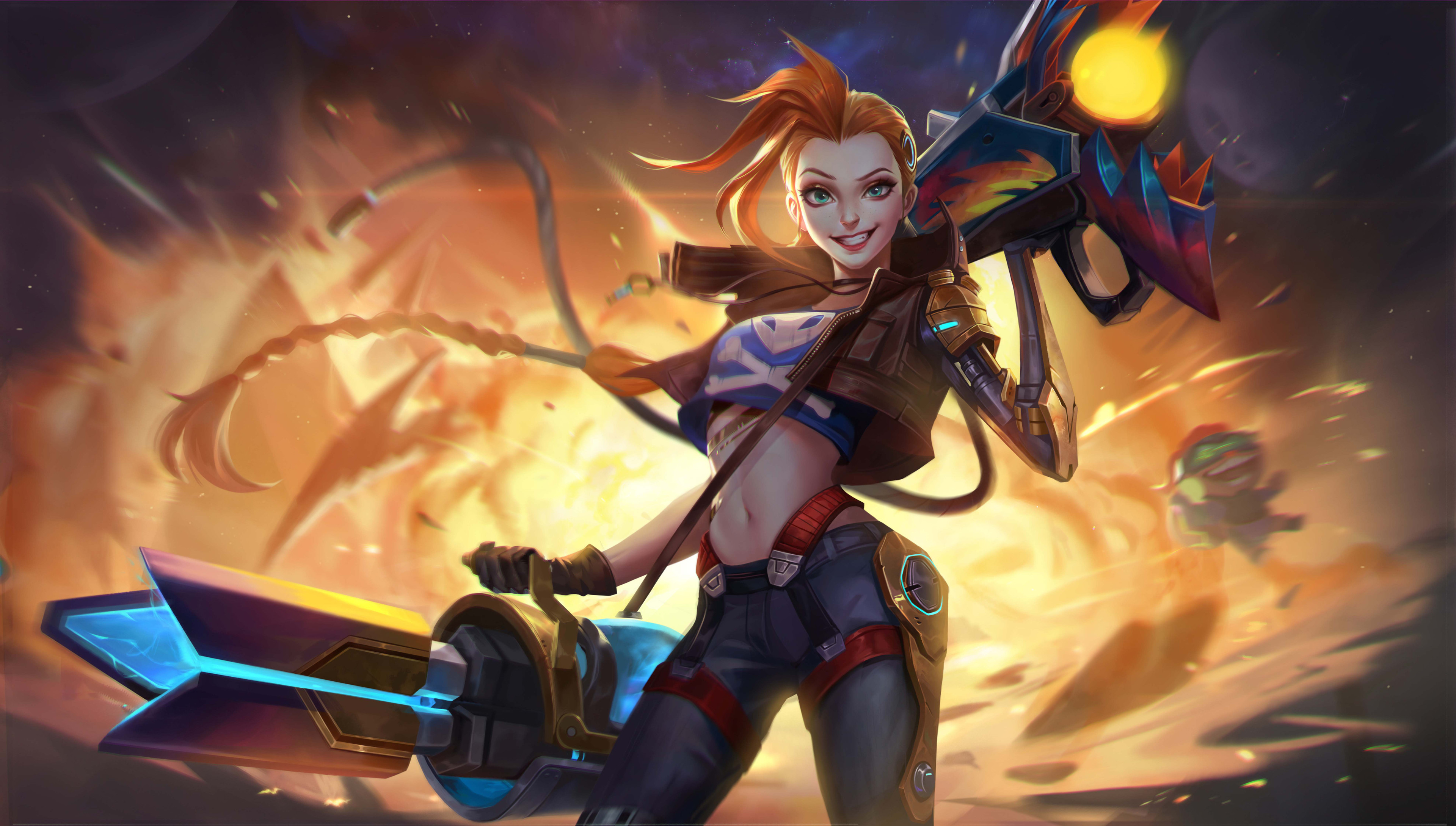 Jinx League Of Legends Warrior Wallpaper Hd Games 4k Wallpapers Images Photos And Background Wallpapers Den