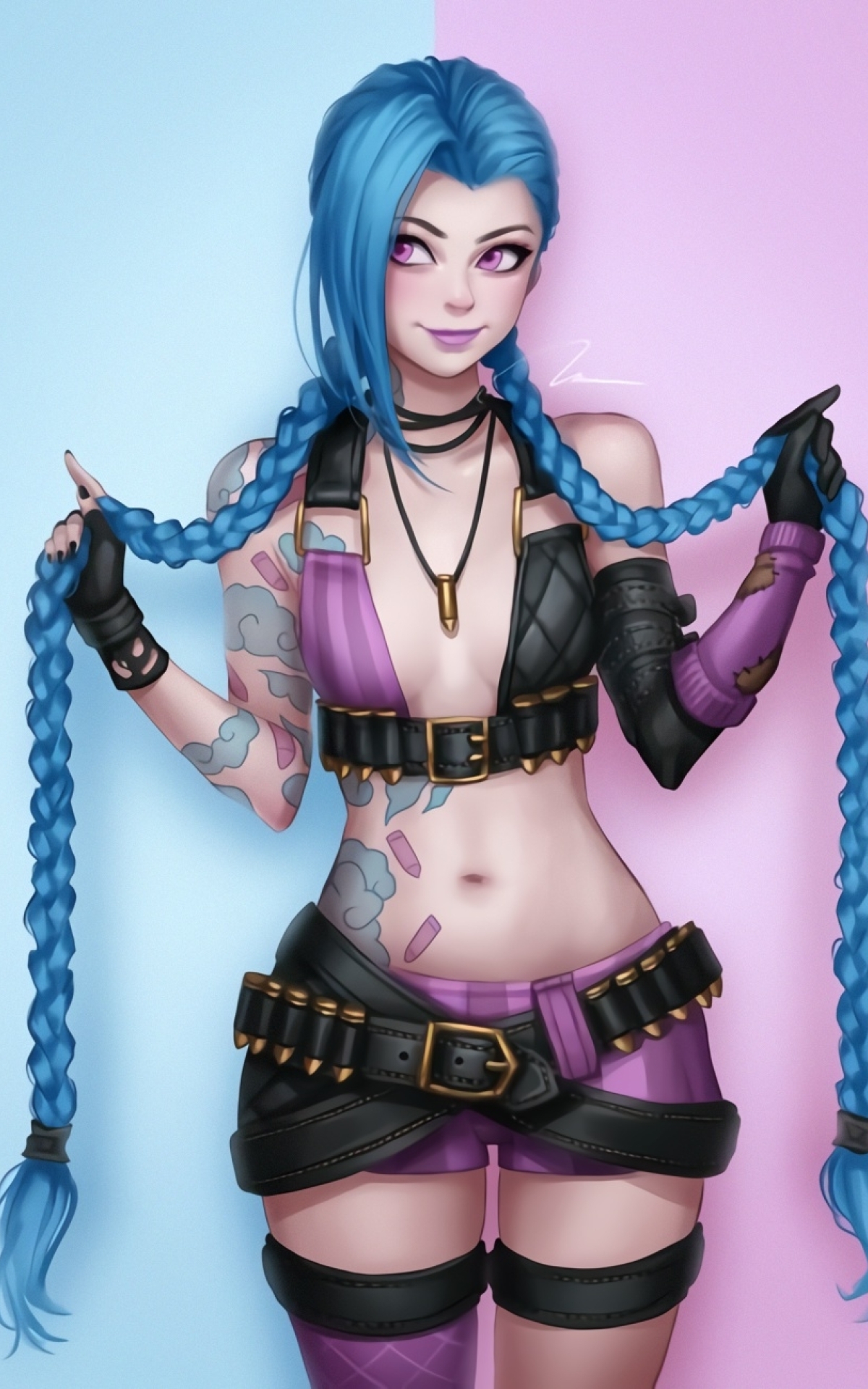 10x19 Jinx League Of Legends 10x19 Resolution Wallpaper Hd Games 4k Wallpapers Images Photos And Background Wallpapers Den