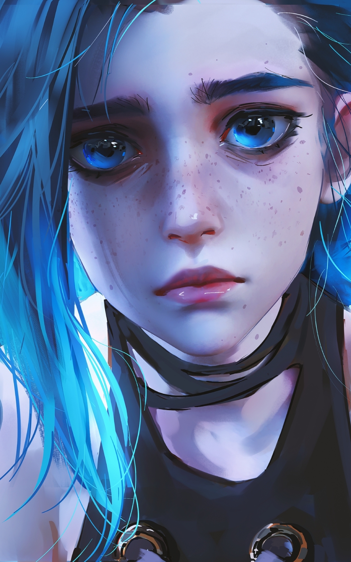 1200x1920 Jinx Sad Eyes League Of Legends Hd 1200x1920 Resolution Wallpaper Hd Tv Series 4k 7187