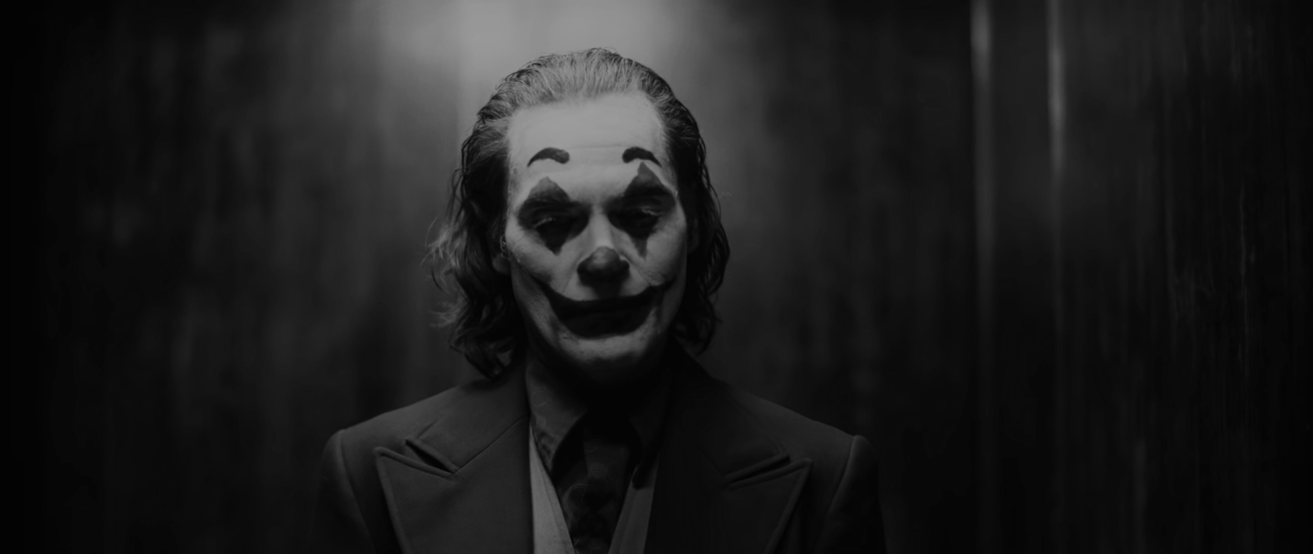 2560x1080 Joaquin Phoenix As Joker Monochrome 2560x1080 Resolution Wallpaper,  HD Movies 4K Wallpapers, Images, Photos and Background - Wallpapers Den