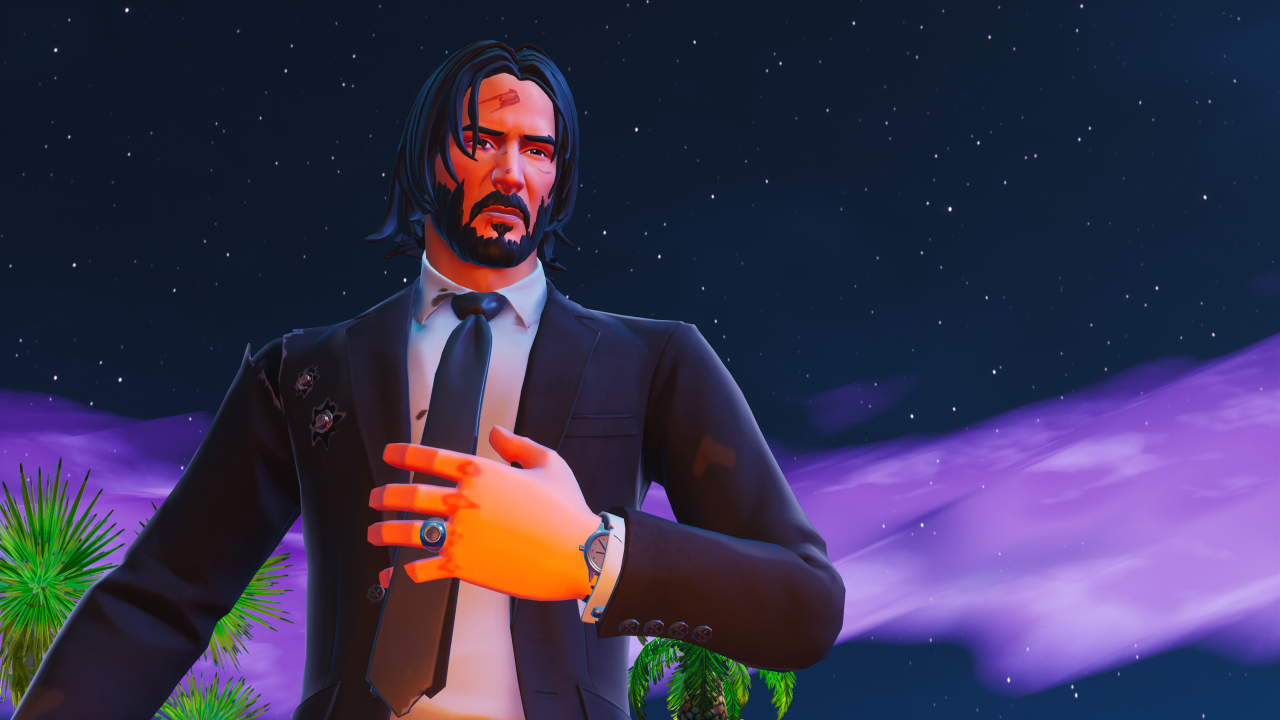 Prayoga: John Wick Fortnite Art