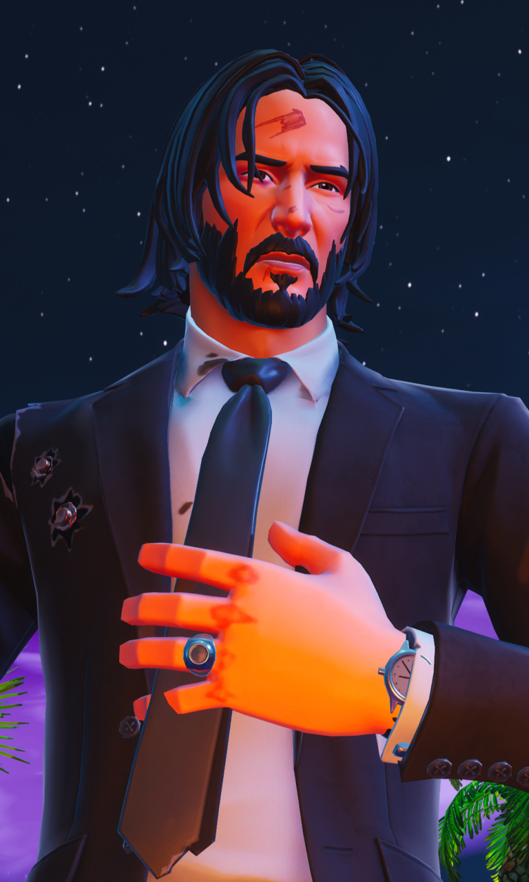 768x1280 John Wick Fortnite Battle Royale 768x1280 Resolution Wallpaper ...