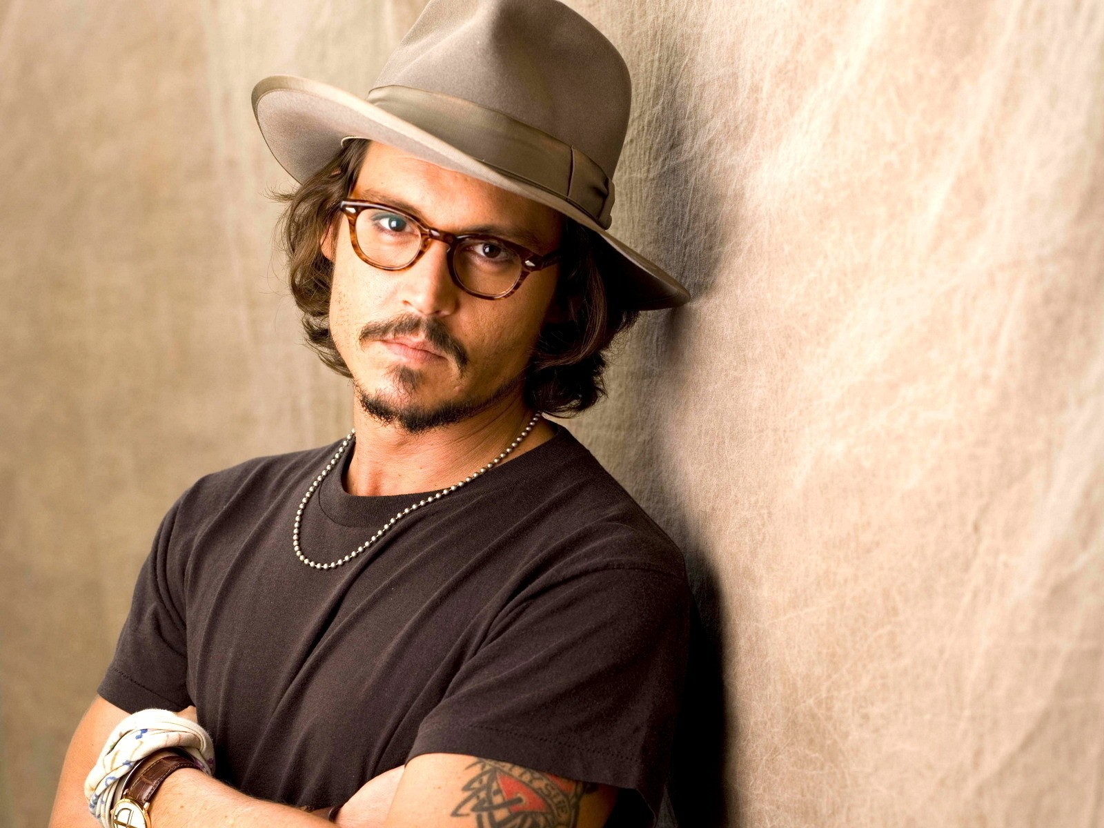 Johnny Depp In Specs wallpaper Wallpaper, HD Celebrities 4K Wallpapers