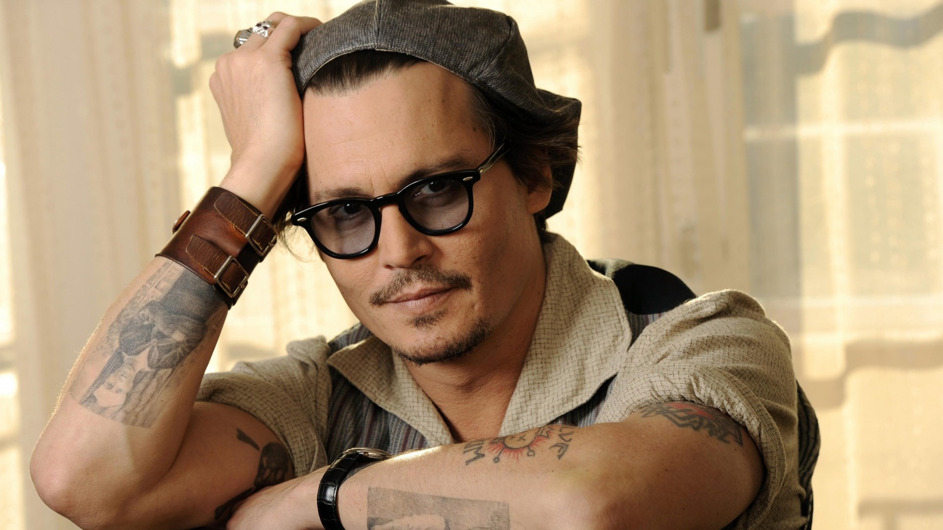4000x4000 Resolution Johnny Depp In Specs wallpapers 4000x4000 ...