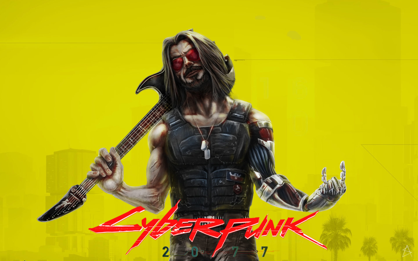 1440x900 Johnny Silverhand Aka Keanu Reeves In Cyberpunk 2077 1440x900 Wallpaper Hd Games 4k 5939