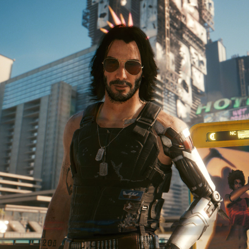 512x512 Johnny Silverhand Cyberpunk 2077 Original 512x512 Resolution Wallpaper Hd Games 4k 4210