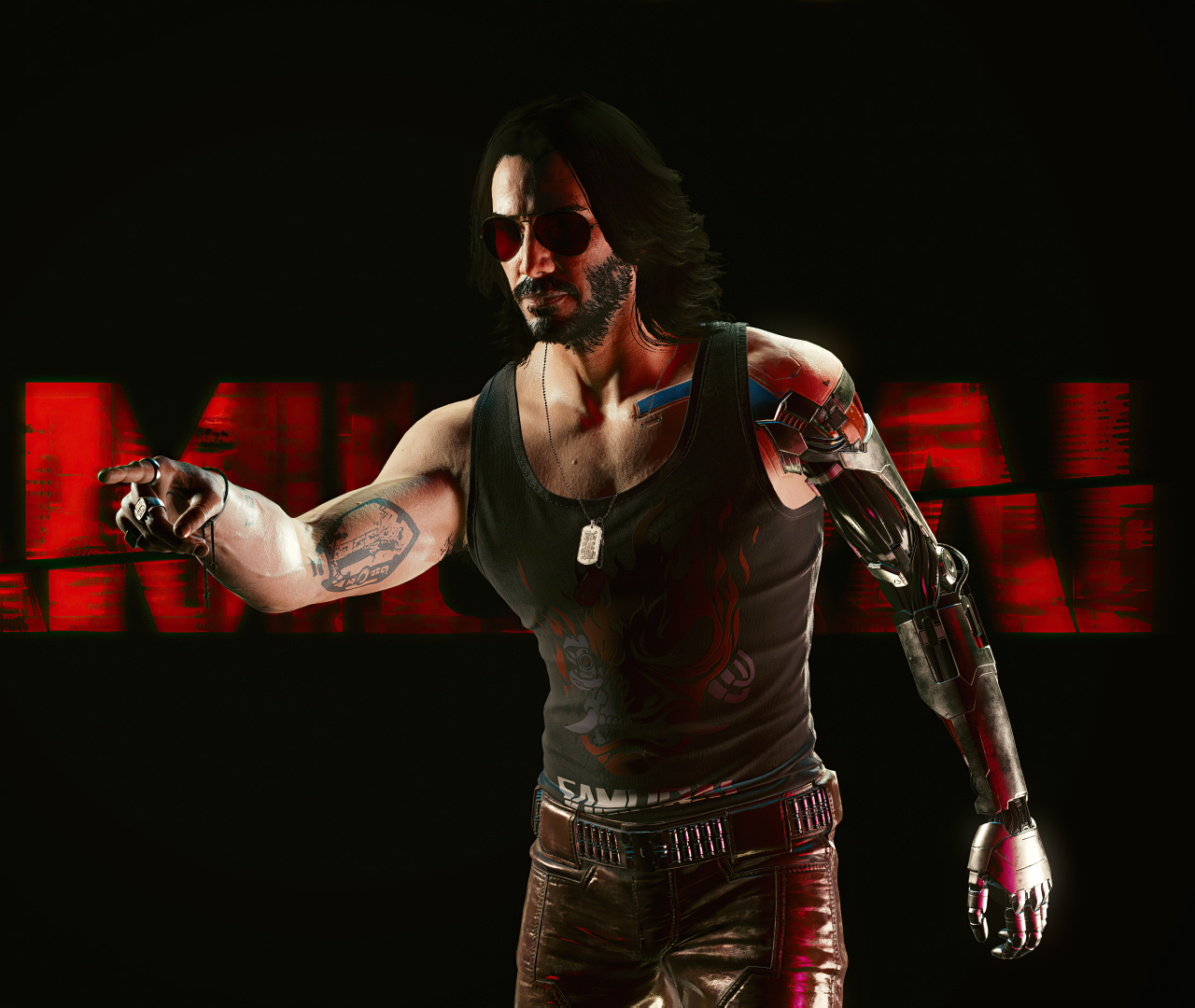 1280x1080 Resolution Johnny Silverhand Cyberpunk 2077 Photomode