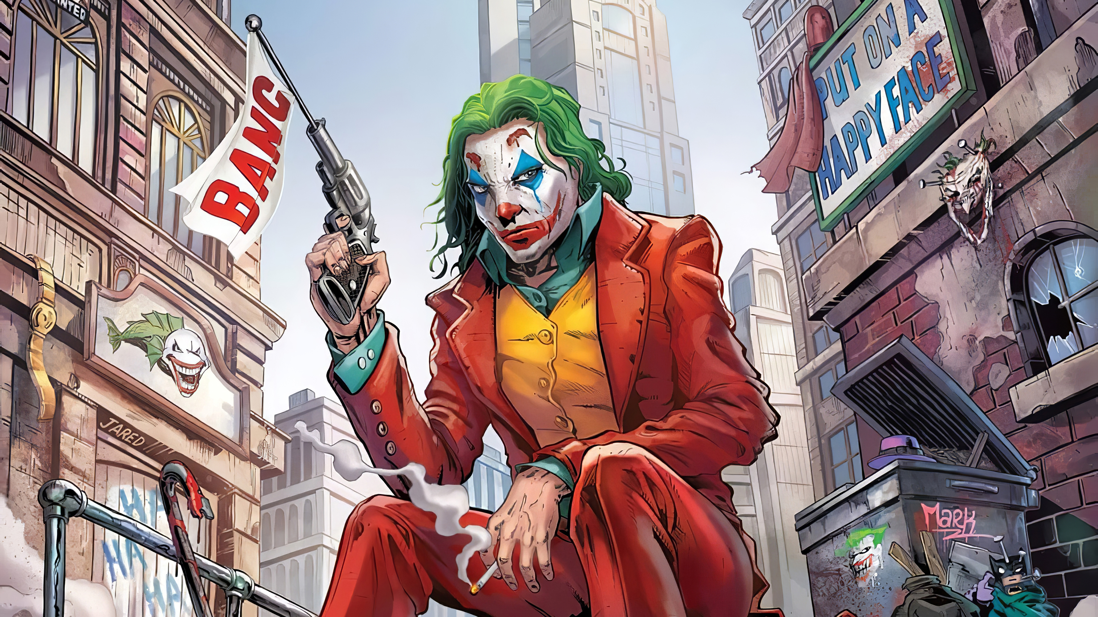 Joker Comic 4K Wallpaper, HD Superheroes 4K Wallpapers, Images, Photos