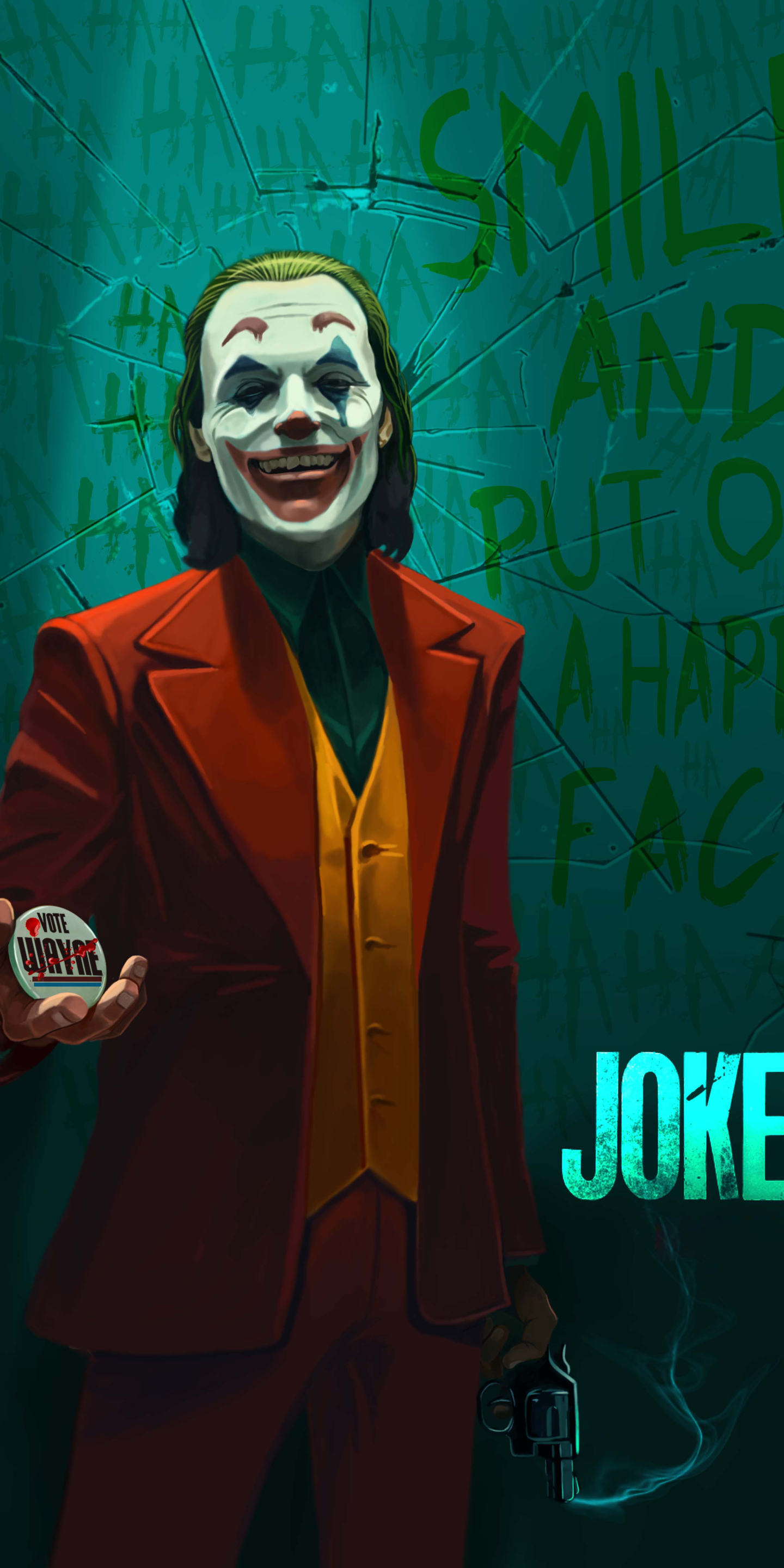 1440x2880 Joker Hahaha 1440x2880 Resolution Wallpaper, HD Superheroes ...