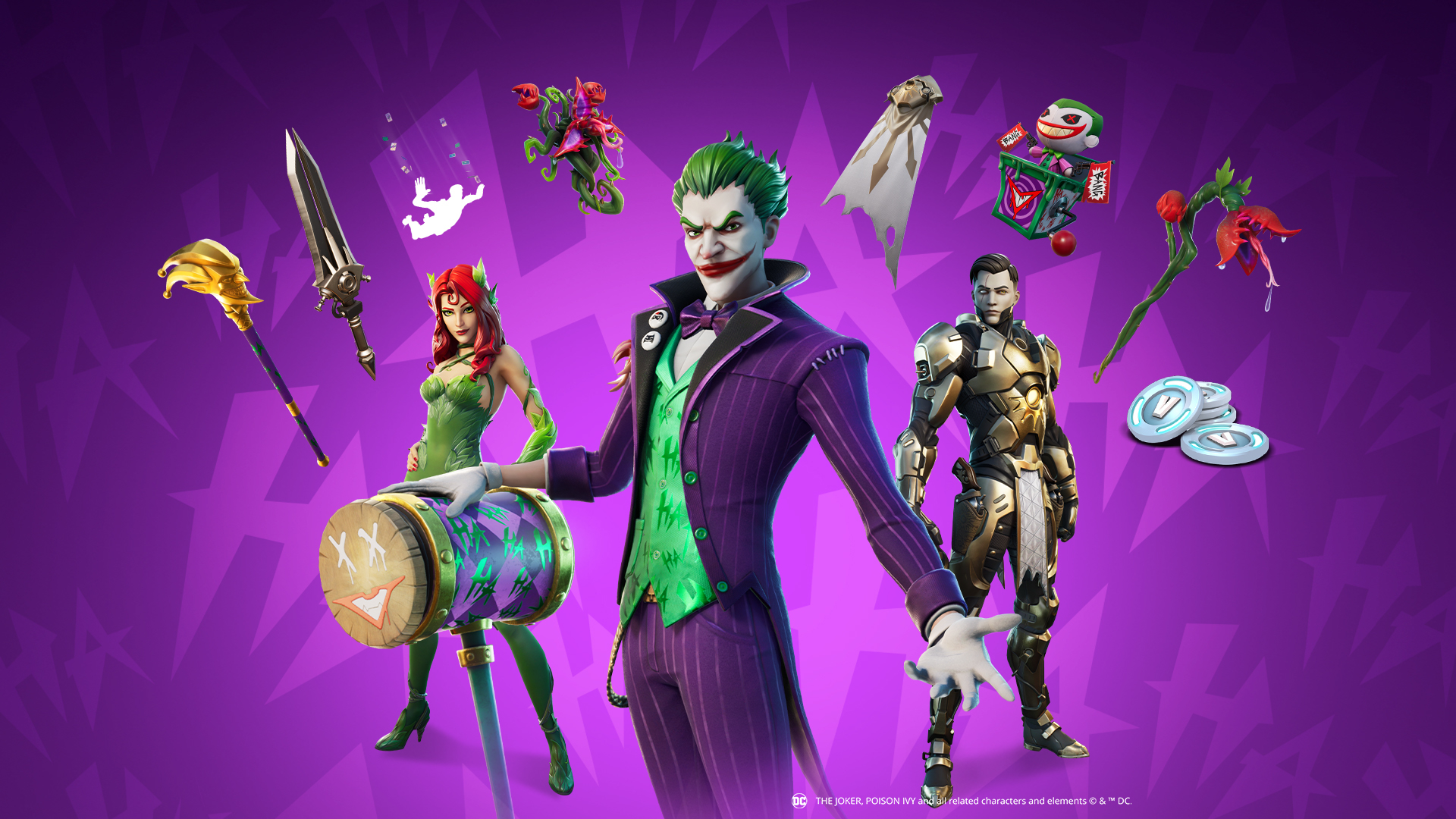 Joker Midas Rex and Poison Ivy Fortnite Wallpaper, HD Games 4K Wallpapers,  Images, Photos and Background - Wallpapers Den