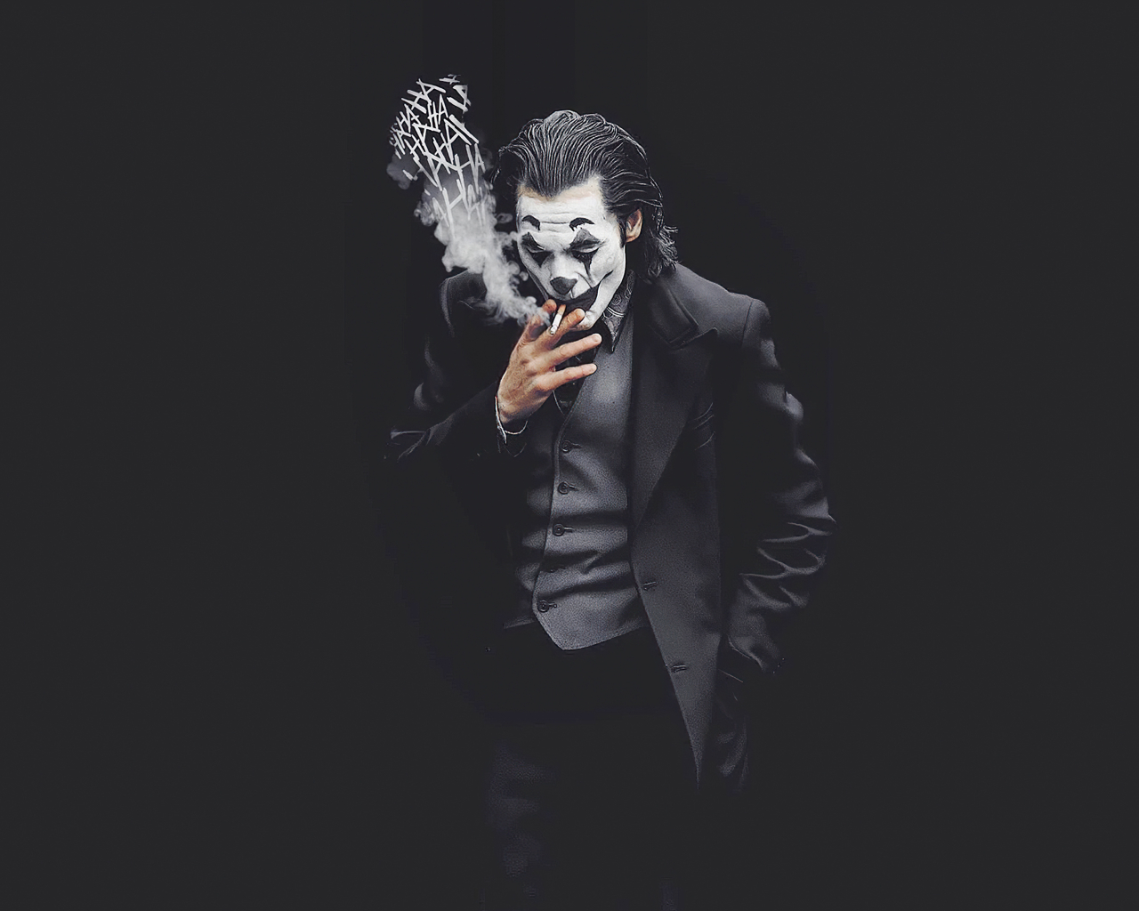 1280x1024 Joker Smoking Monochrome 1280x1024 Resolution Wallpaper Hd Superheroes 4k Wallpapers Images Photos And Background Wallpapers Den