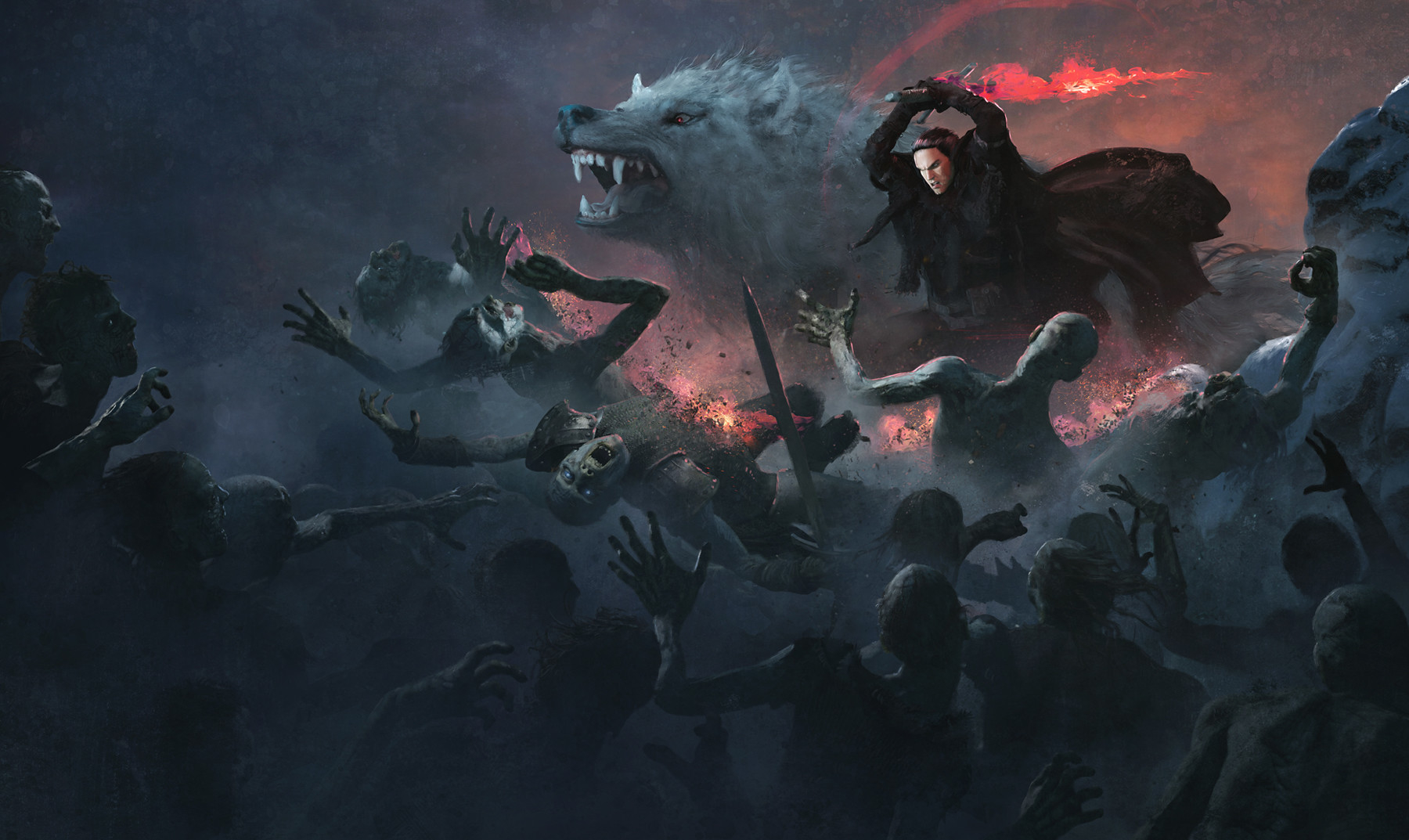 1080x21601 Jon Snow With Wolf Attacking White Walkers Artwork 1080x21601  Resolution Wallpaper, HD Movies 4K Wallpapers, Images, Photos and  Background - Wallpapers Den