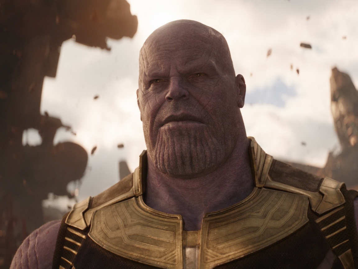 Josh Brolin As Thanos In Avengers Infinity War 2018, Full 