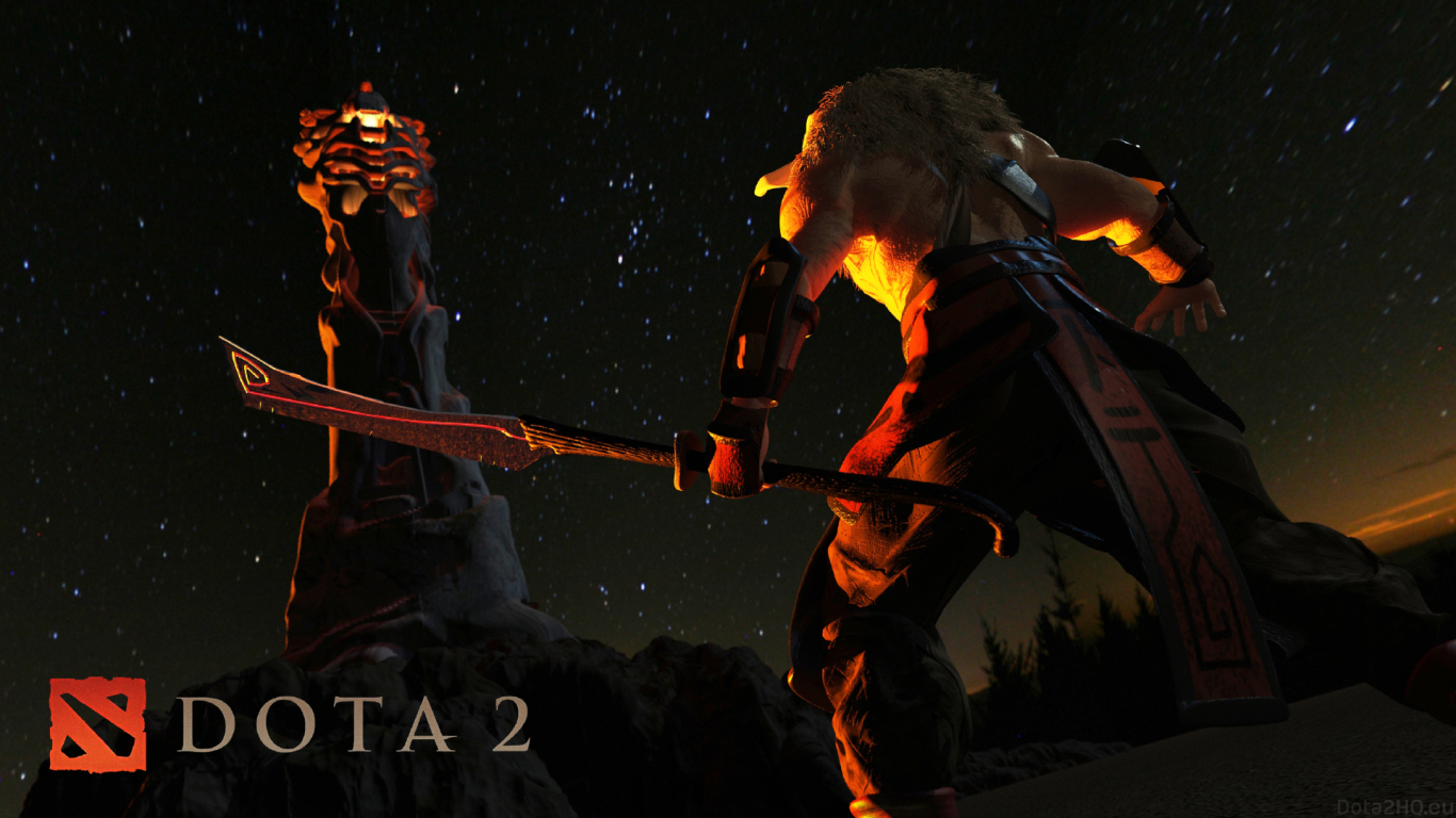 1366x768 Juggernaut Dota 2 3d Render 1366x768 Resolution