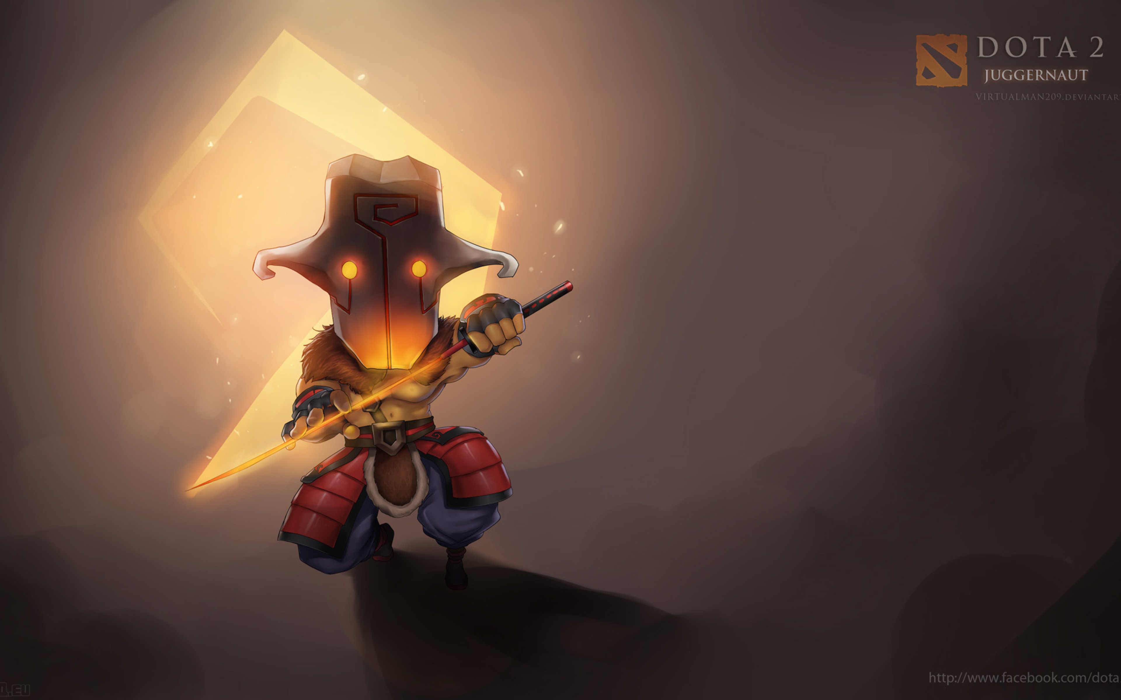 3840x2400 Resolution Juggernaut Dota 2 Chibi Uhd 4k 3840x2400 Resolution Wallpaper