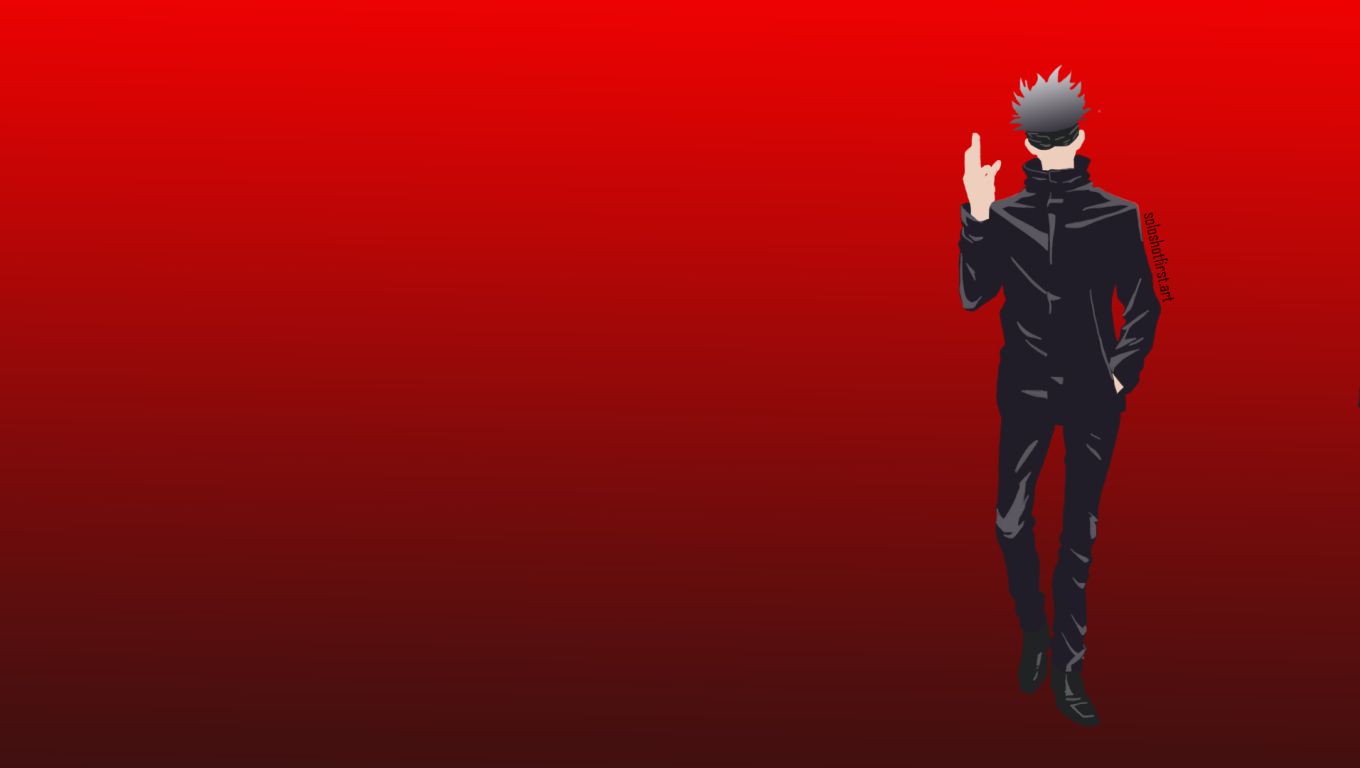 1360x768 Jujutsu Kaisen HD Red Satoru Gojo Desktop Laptop HD Wallpaper, HD  Anime 4K Wallpapers, Images, Photos and Background - Wallpapers Den