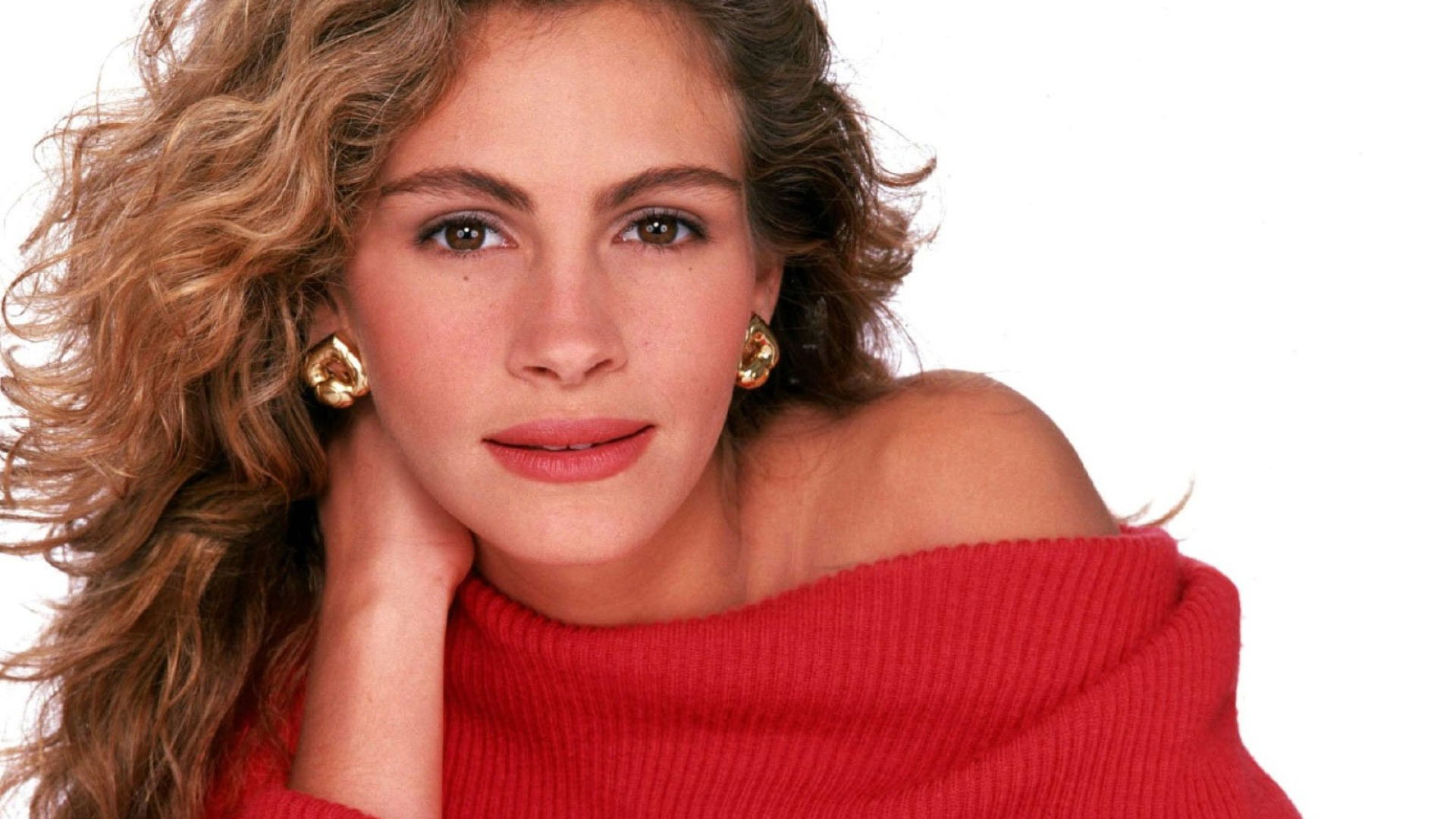 1920x1080 Resolution Julia Roberts Red Lip Images 1080P Laptop Full HD