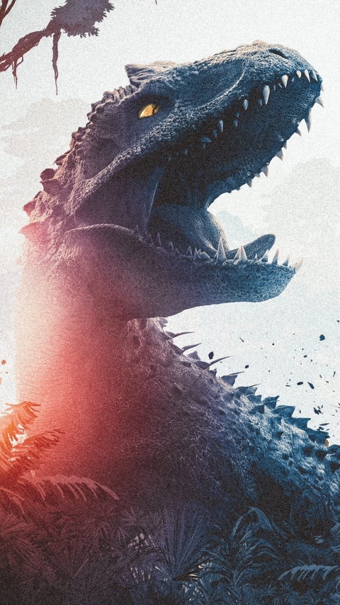 480x854 Jurassic World Camp Cretaceous Fan Poster Android One Mobile