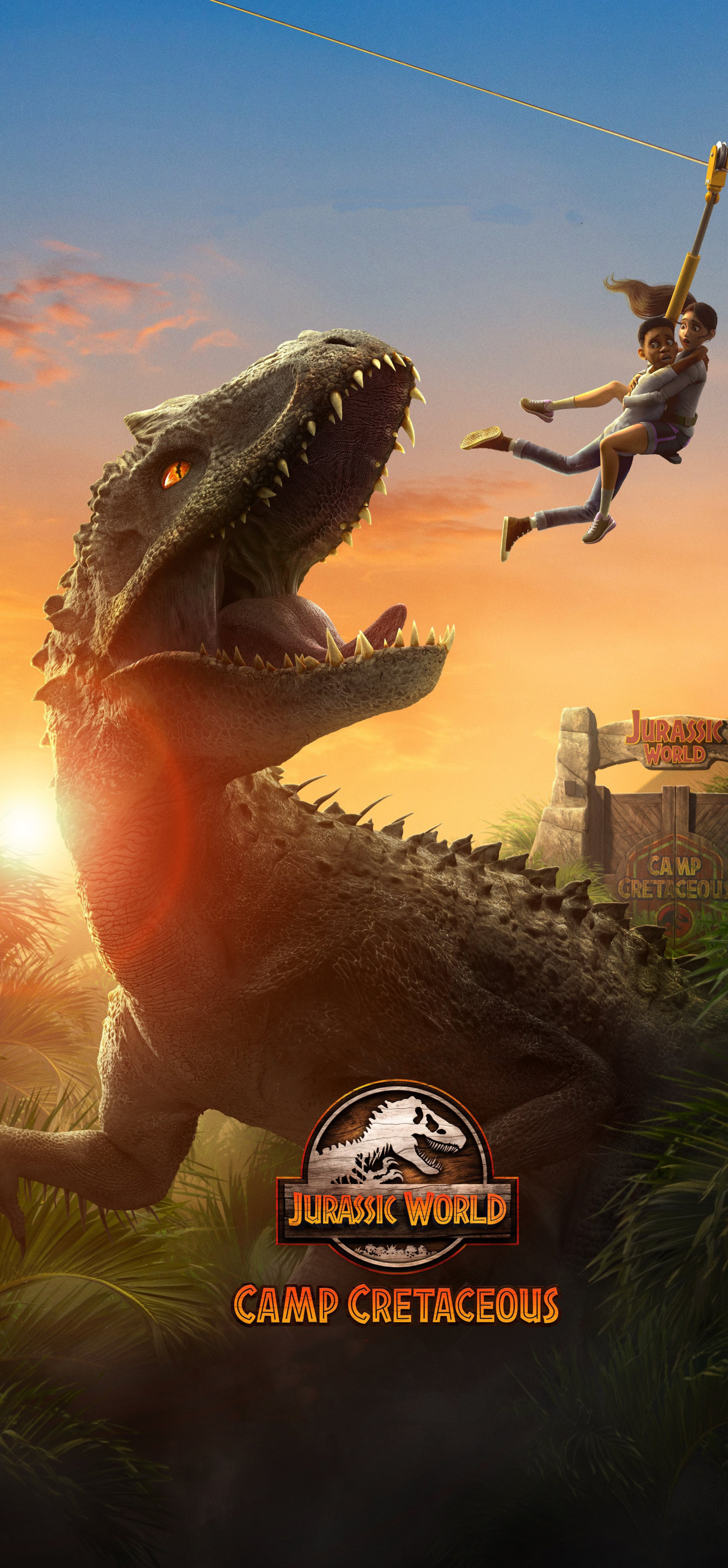 1440x3100 Jurassic World Camp Cretaceous 1440x3100 Resolution Wallpaper