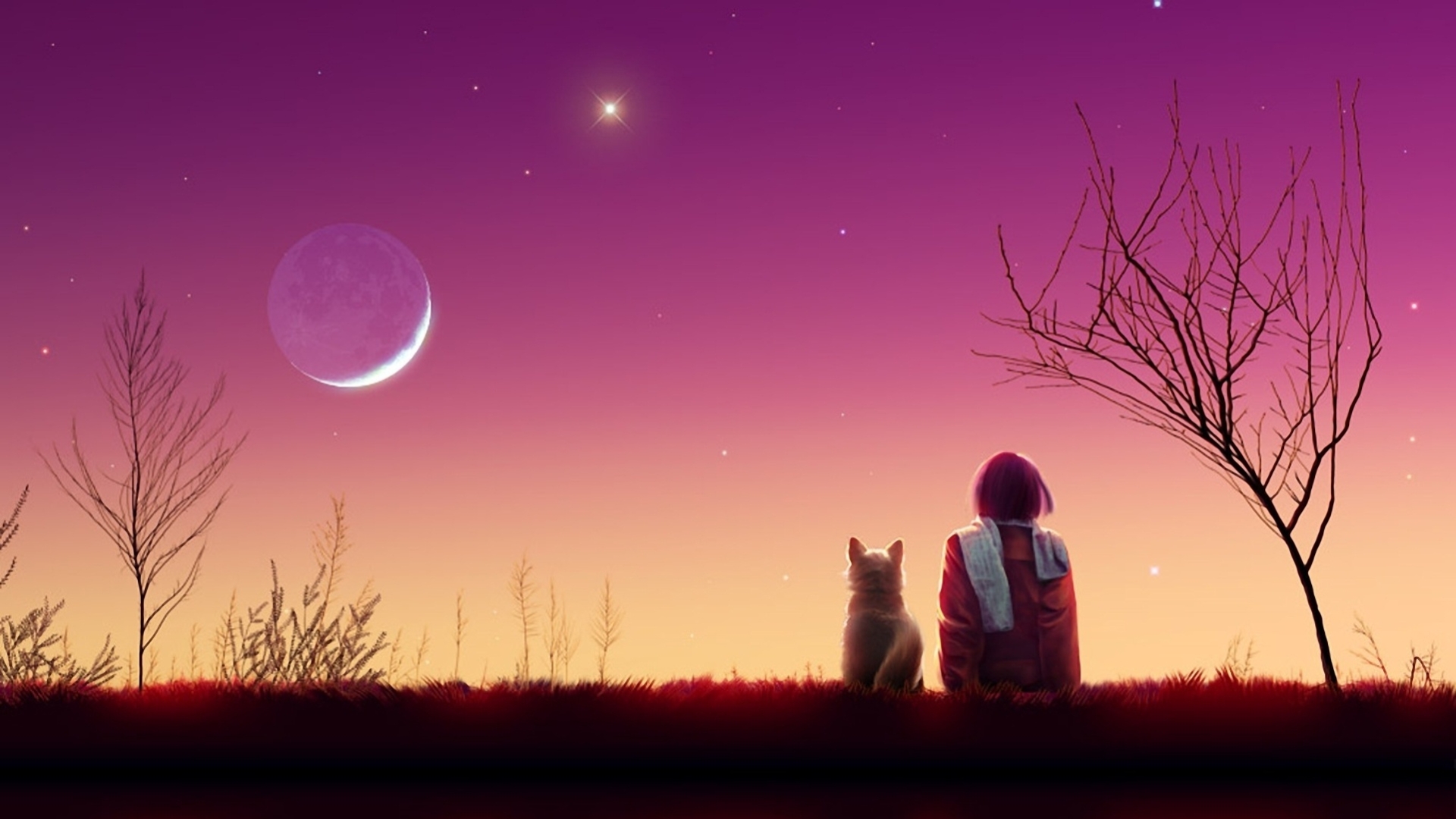 2560x1024 Kagaya Moon Anime Girl 2560x1024 Resolution Wallpaper Hd Anime 4k Wallpapers Images Photos And Background Tobari and the night of the curious moon. wallpapersden