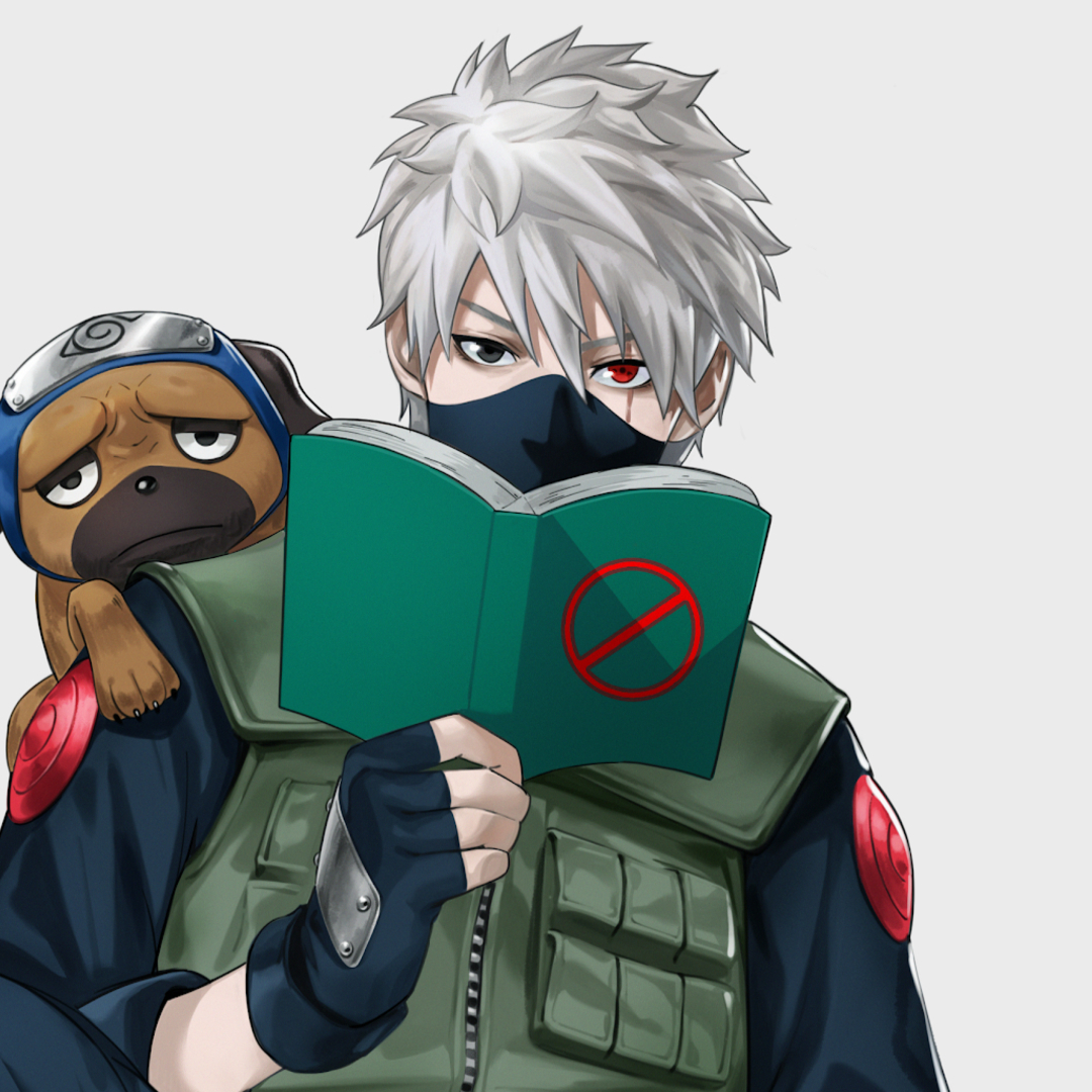 1080x1080 Kakashi Hatake And Pakkun 1080x1080 Resolution Wallpaper HD 