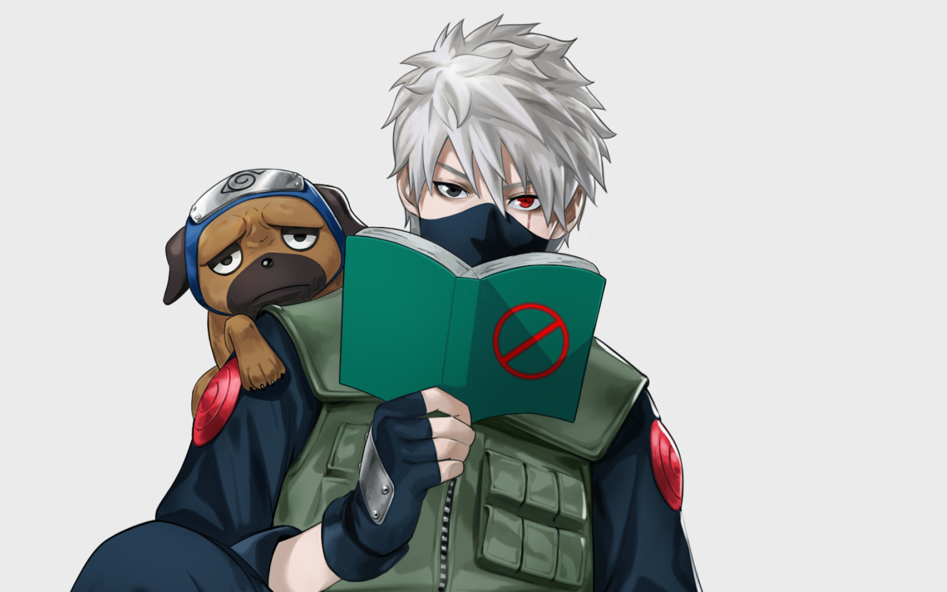 1920x1200 Kakashi Hatake and Pakkun 1200P Wallpaper, HD Anime 4K