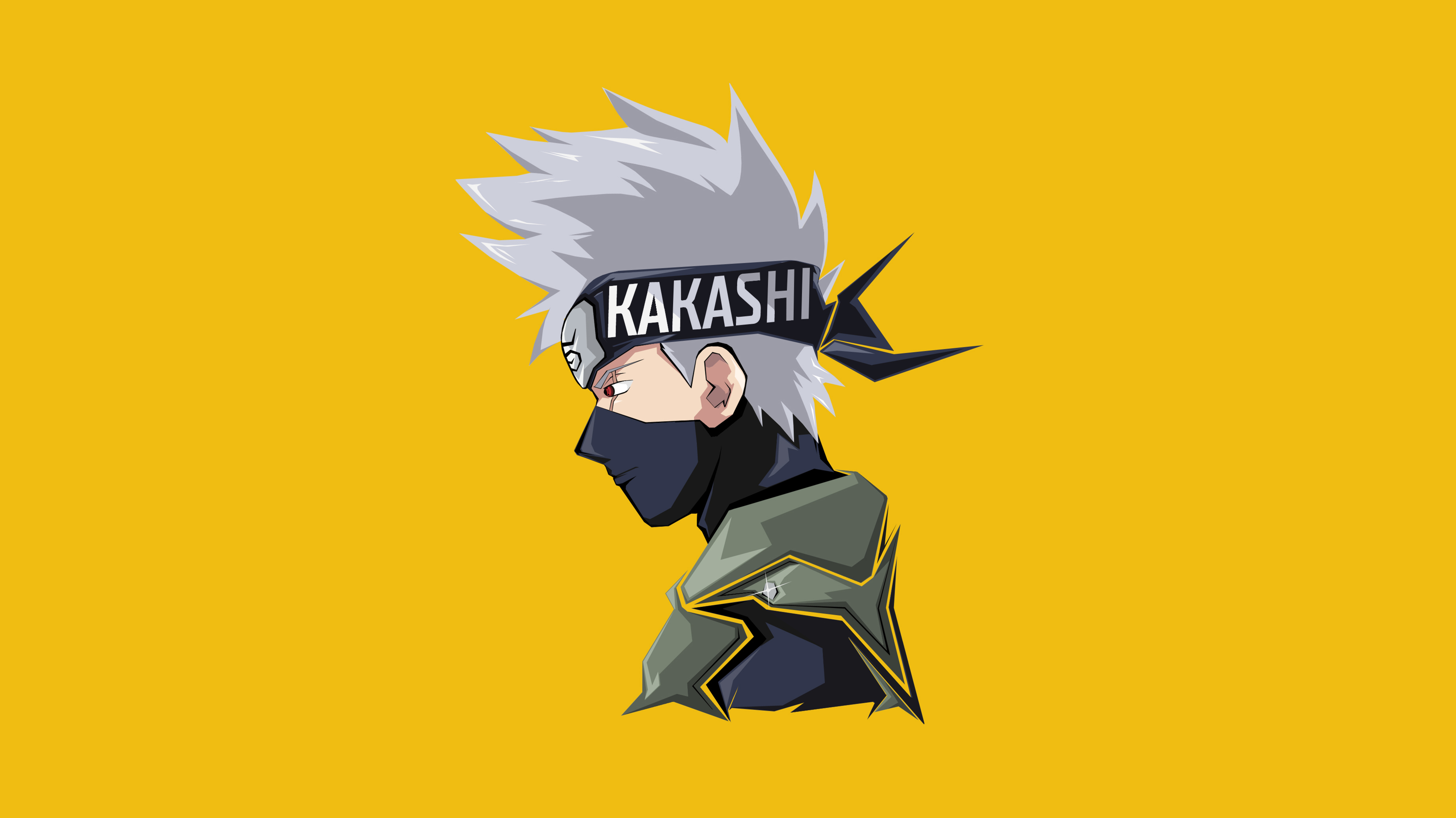 5120x2880 Kakashi Hatake Minimal 4K 8K 5K Wallpaper, HD Minimalist 4K