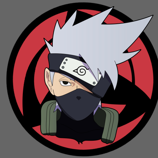 512x512 Resolution Kakashi Hatake Naruto Minimal 512x512 Resolution