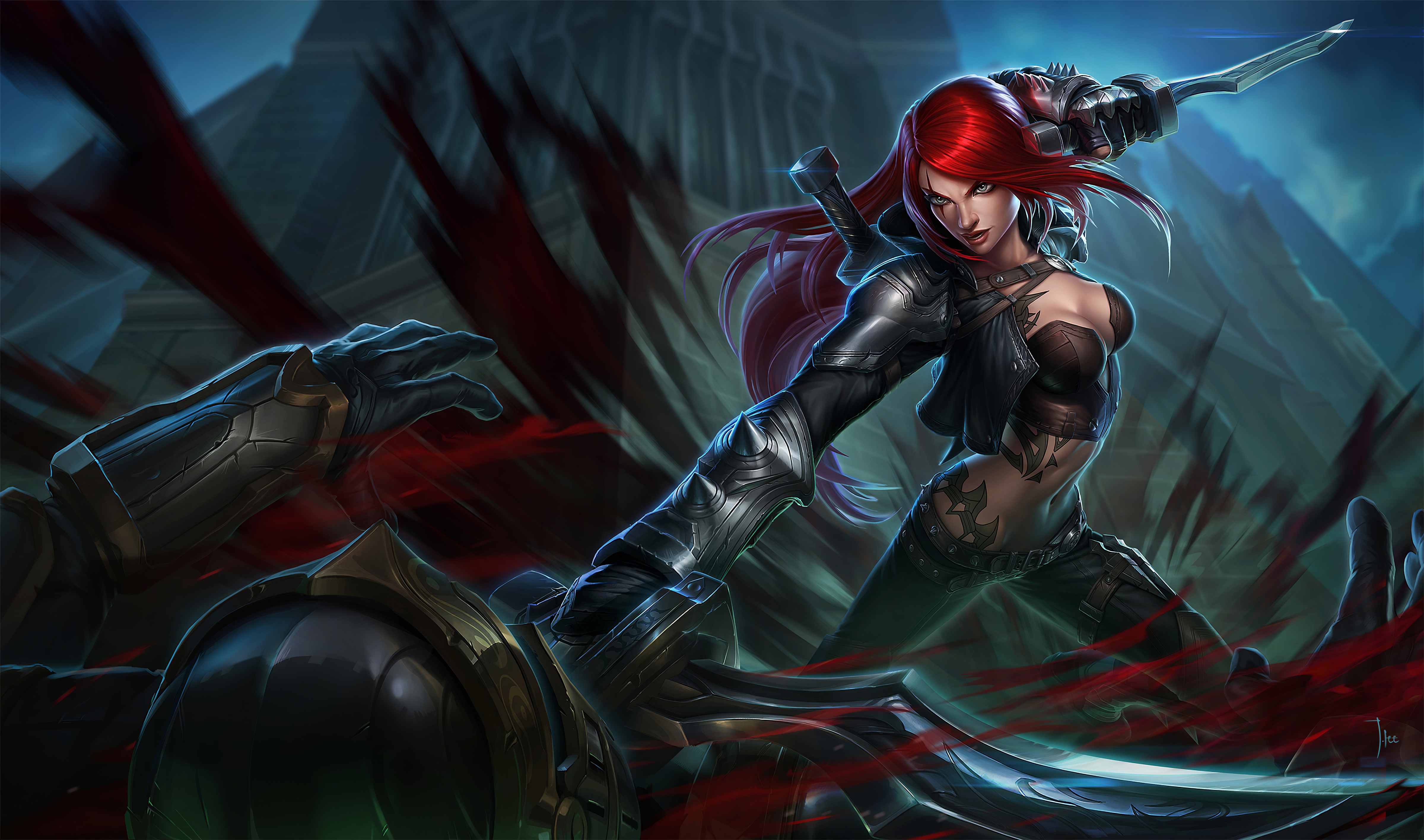 7x1480 Katarina League Of Legends 7x1480 Resolution Wallpaper Hd Games 4k Wallpapers Images Photos And Background