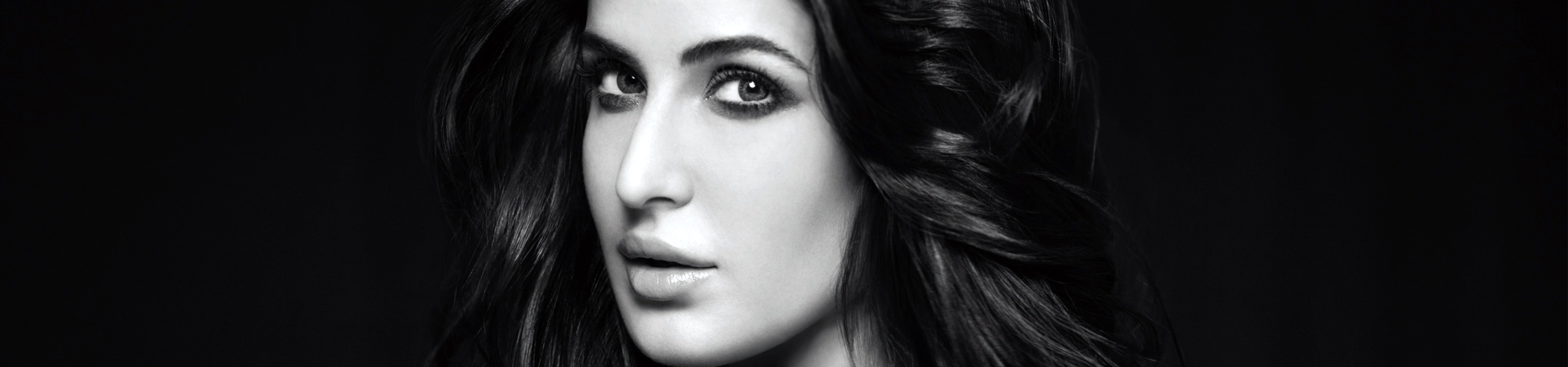 5120x1200 Resolution Katrina Kaif Black and White wallpapers 5120x1200 ...