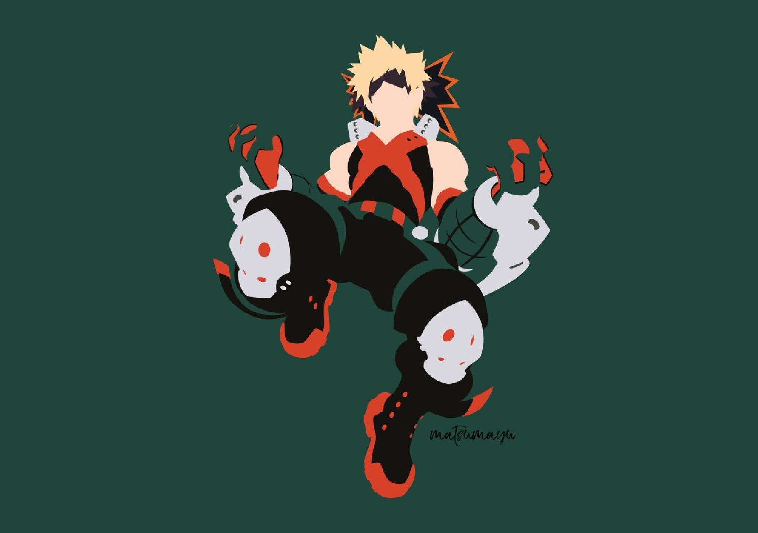 Bakugou Katsuki Laptop Wallpaper