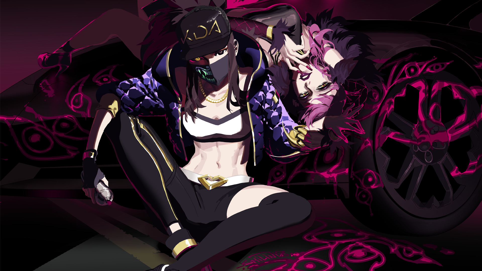 KDA Akali & Eve Wallpaper, HD Anime 4K Wallpapers, Images, Photos and  Background - Wallpapers Den