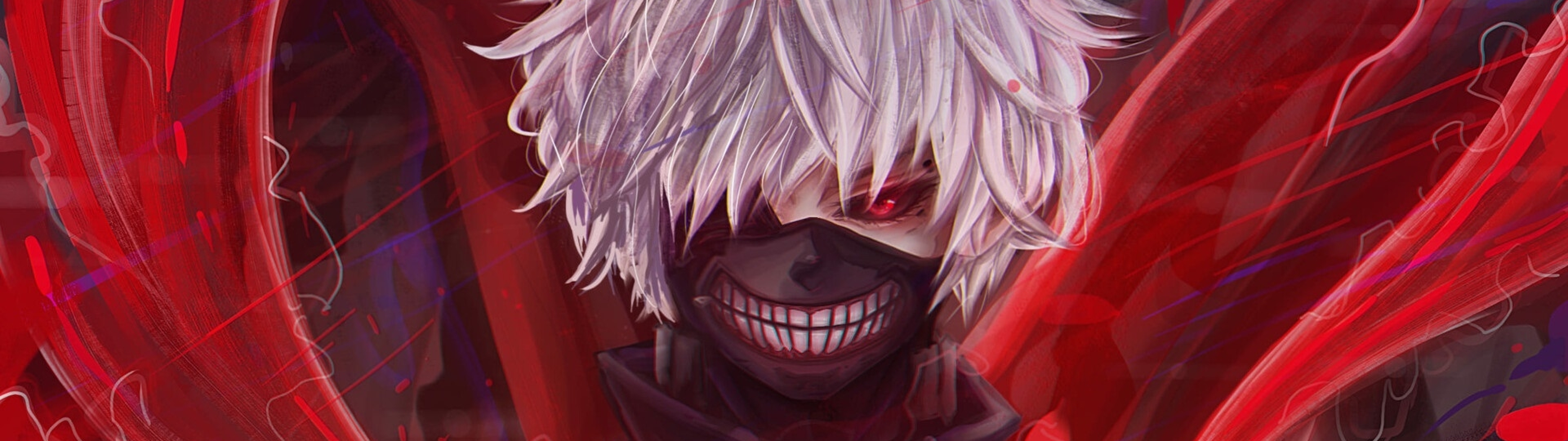 3840x1080 Resolution Ken Kaneki Art Tokyo Ghoul 3840x1080 Resolution ...