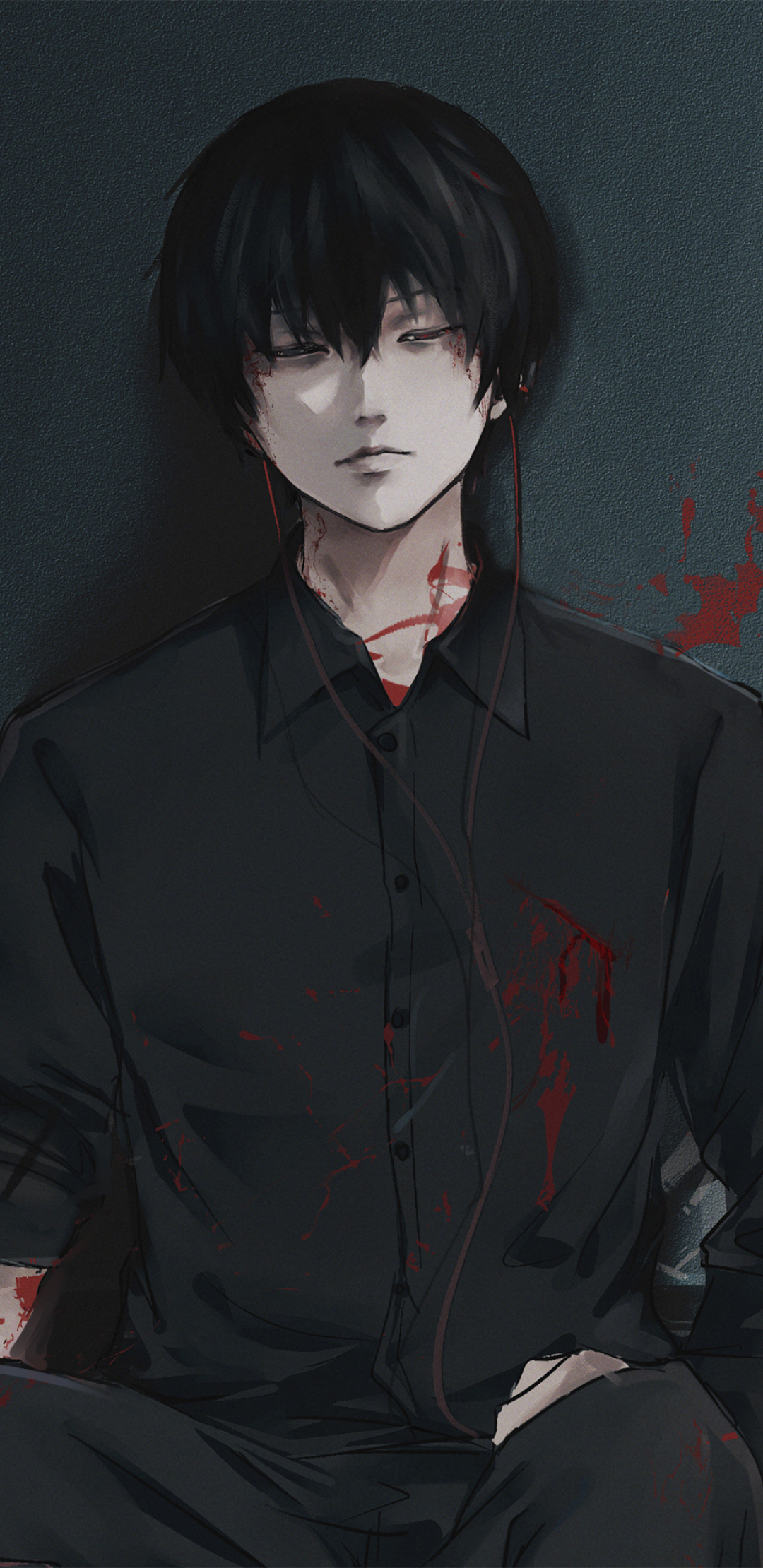 Anime Tokyo Ghoul, Ken Kaneki, 1080x2220 Phone HD Wallpaper