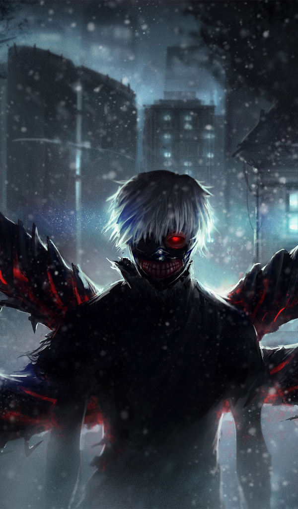 600x1024 Ken Kaneki Wings 600x1024 Resolution Wallpaper ...