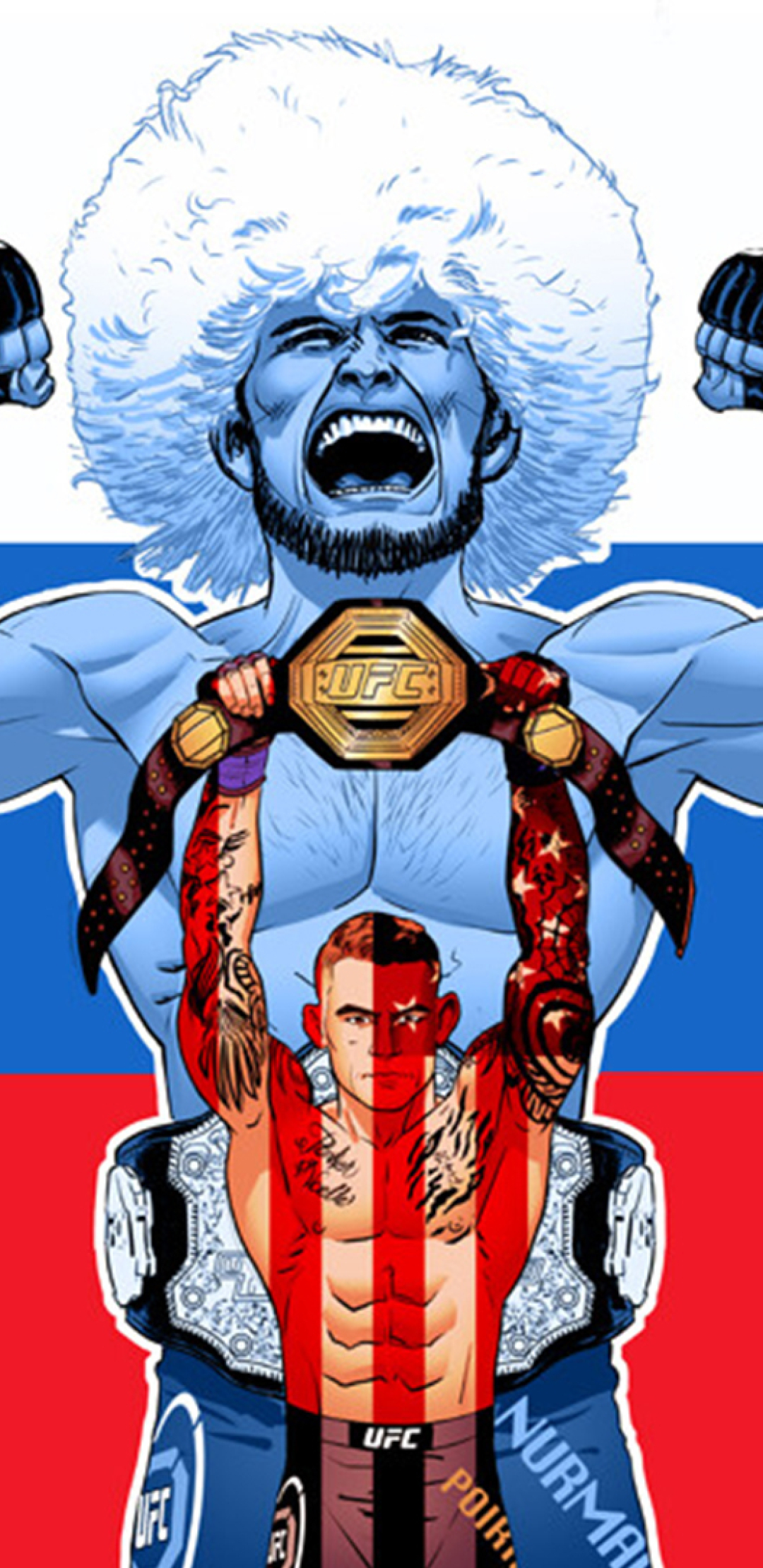 1080x2220 Khabib Nurmagomedov vs Dustin Poirier 1080x2220 ...