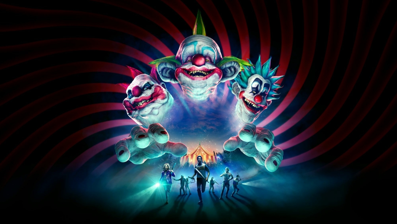 1360x768 Resolution Killer Klowns from Outer Space The Game HD Desktop