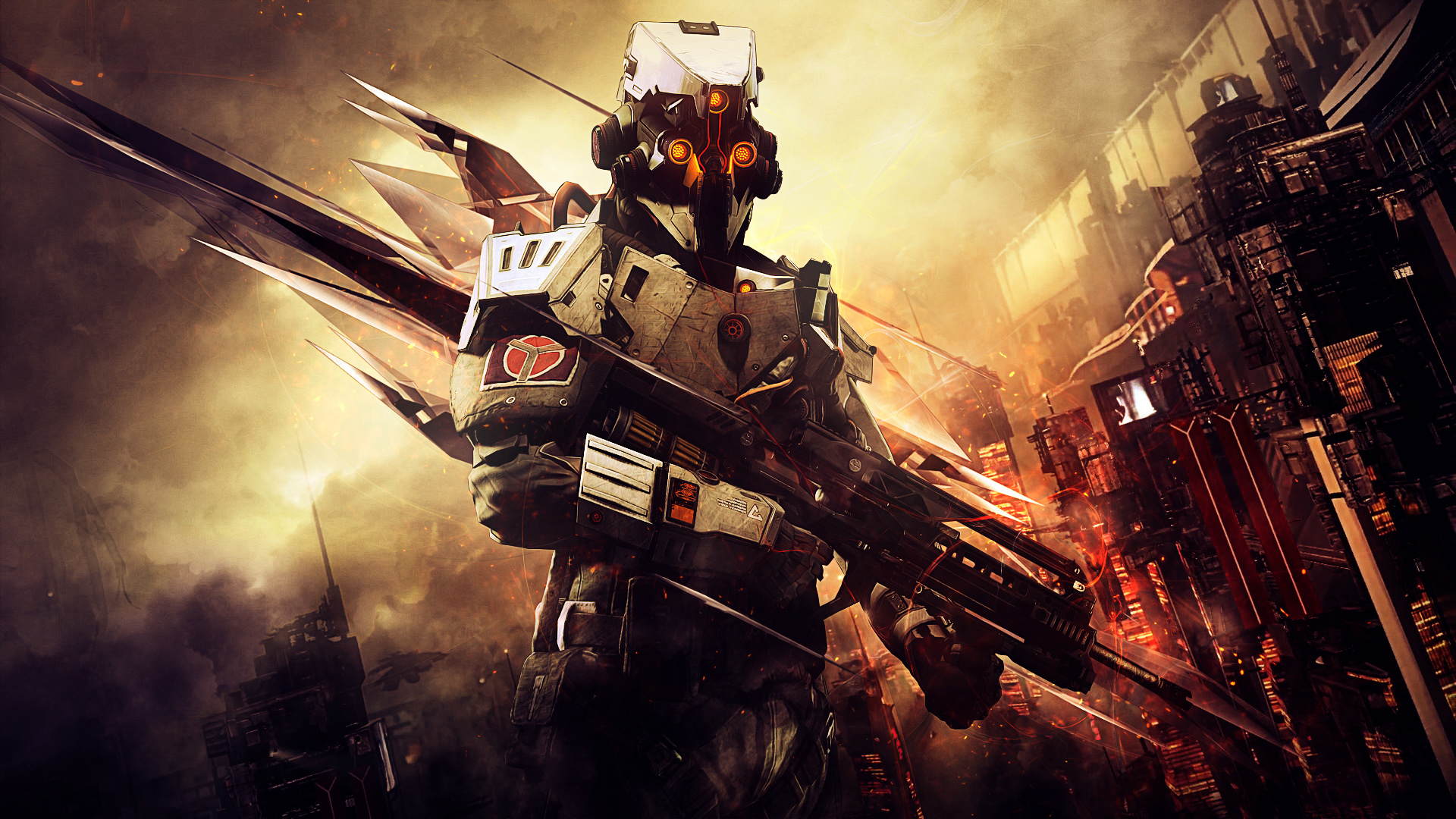 killzone shadow fall helghast wallpaper