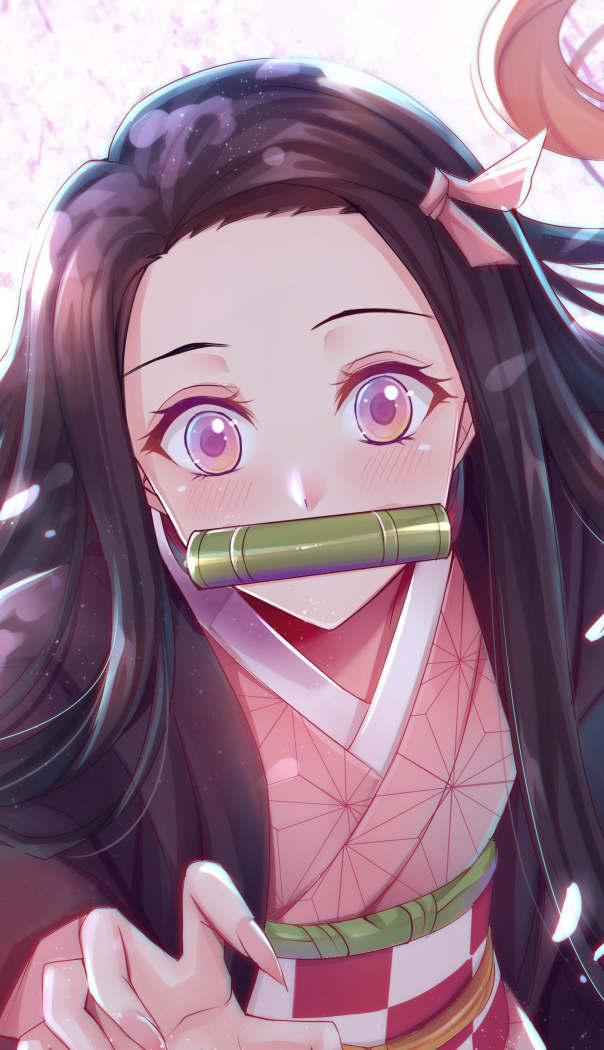 604x1050 Kimetsu No Yaiba Art Nezuko Kamado 604x1050 Resolution Wallpaper Hd Anime 4k 5360