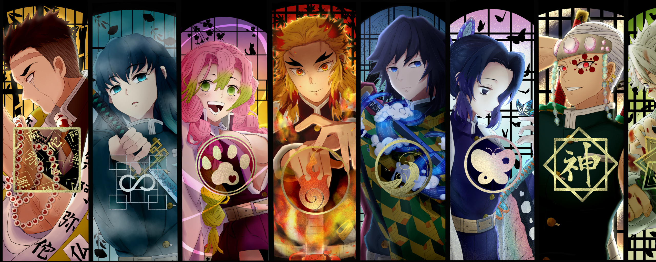 2560x1024 Kimetsu no Yaiba Characters 2560x1024 Resolution ...