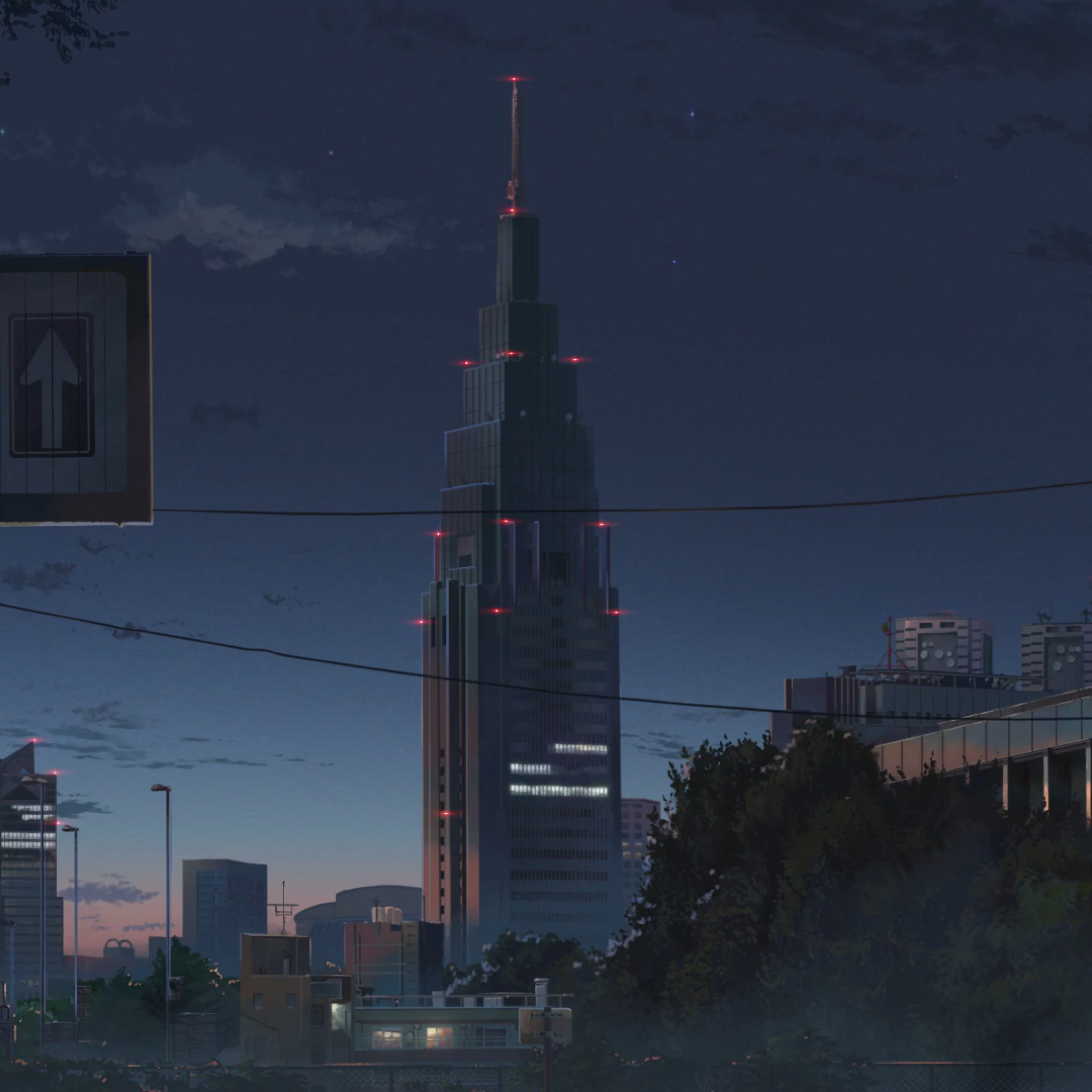 2048x2048 Kimi No Na Wa Anime City Ipad Air Wallpaper, HD Anime 4K  Wallpapers, Images, Photos and Background - Wallpapers Den