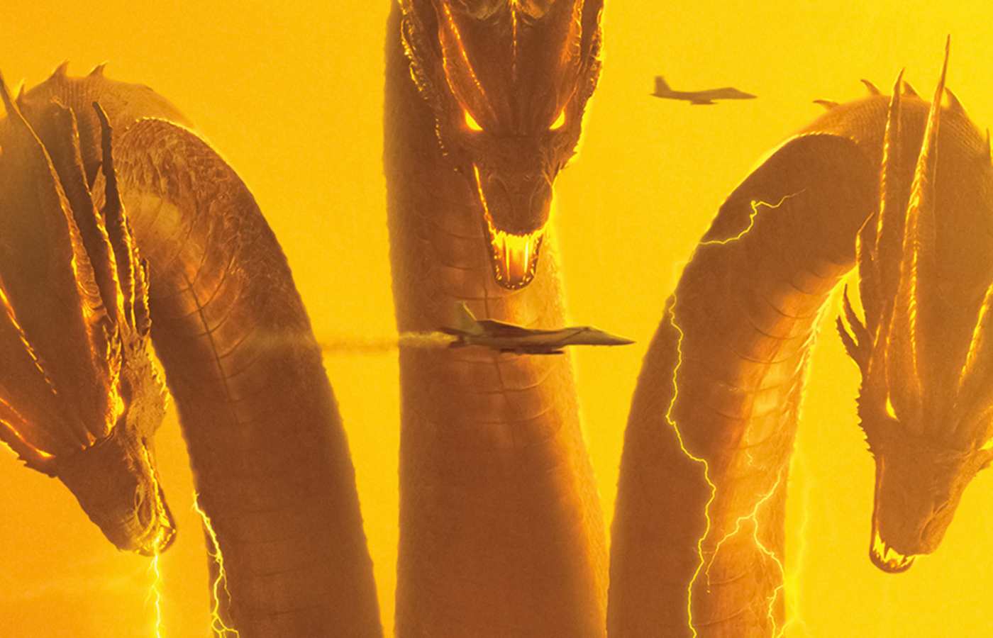 King Ghidorah In Godzilla King of the Monsters 4k 8k (1400x900) Resolution Wallpape...
