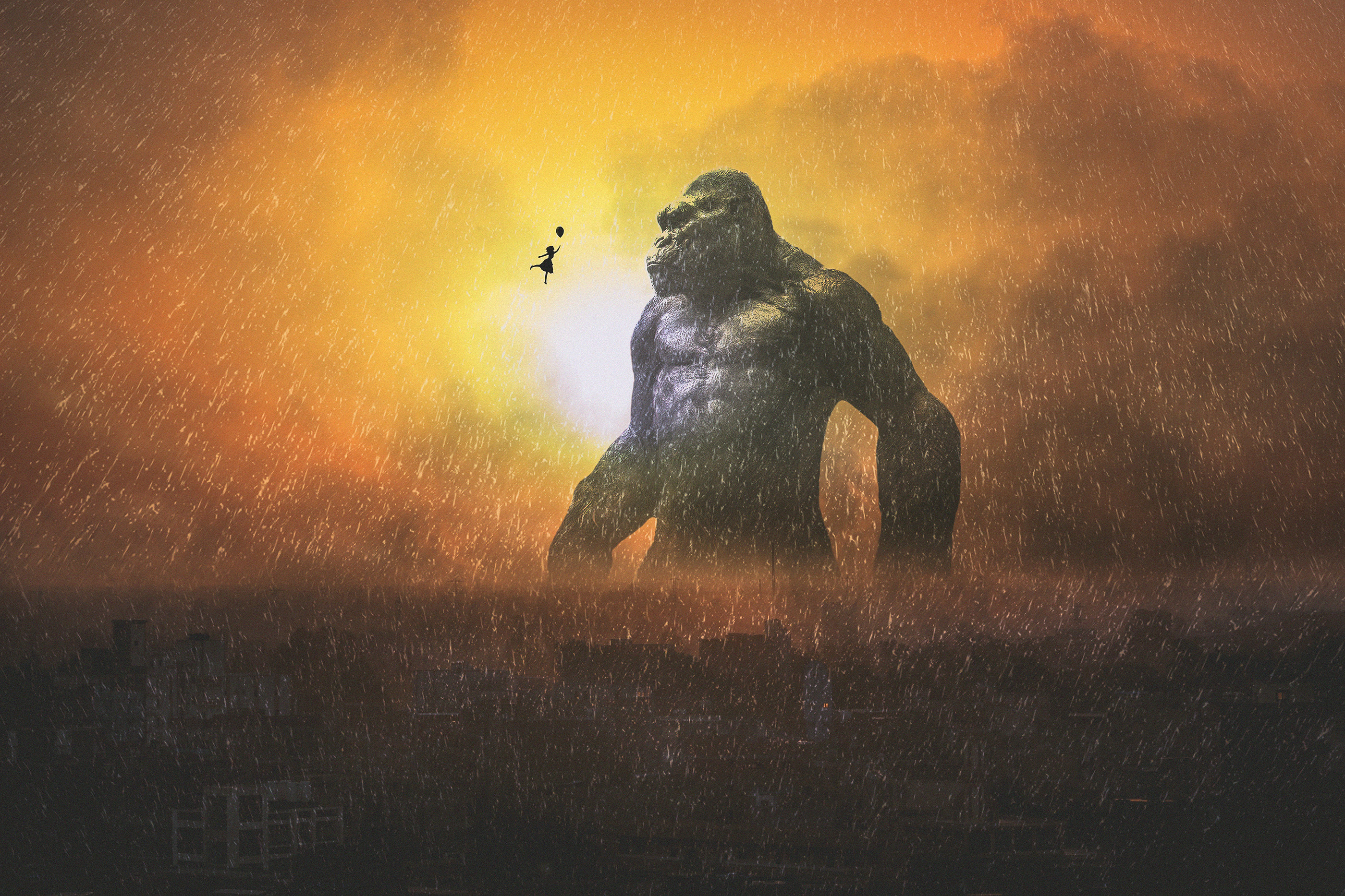 King Kong Wallpaper 4K