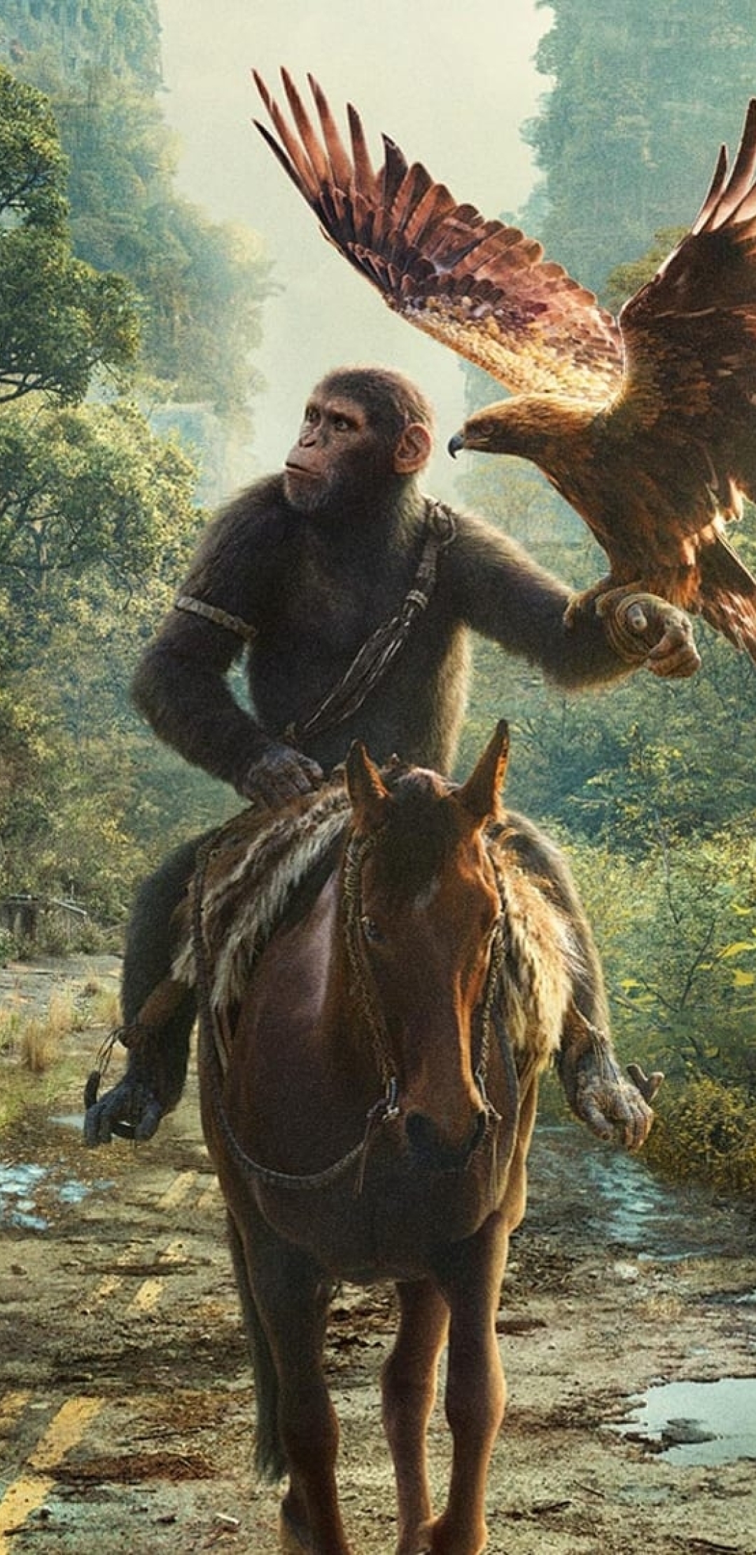 1080x2220 Resolution Kingdom of the of the Apes 2024 Movie