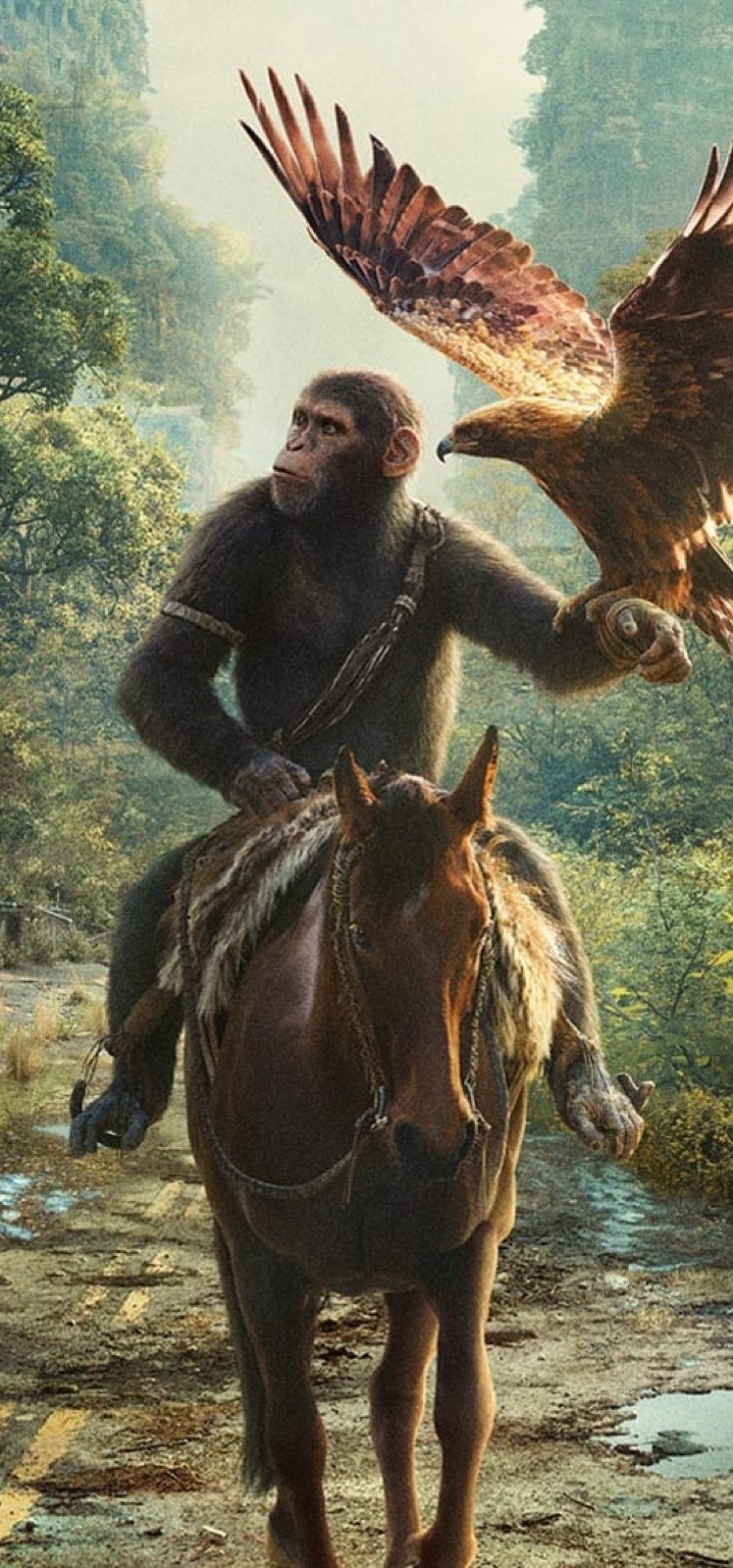 1080x2310 Resolution Kingdom of the of the Apes 2024 Movie