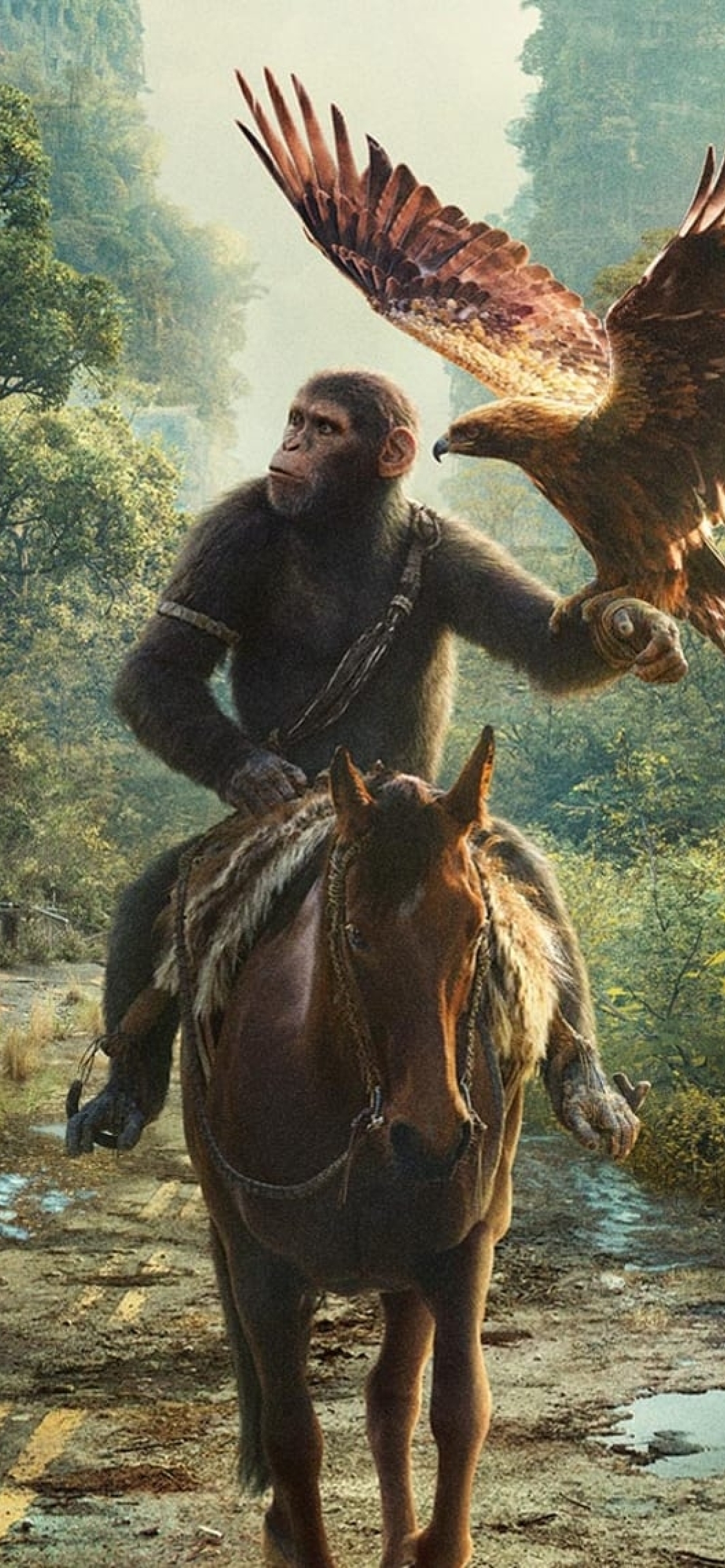 1125x2432 Resolution Kingdom of the of the Apes 2024 Movie