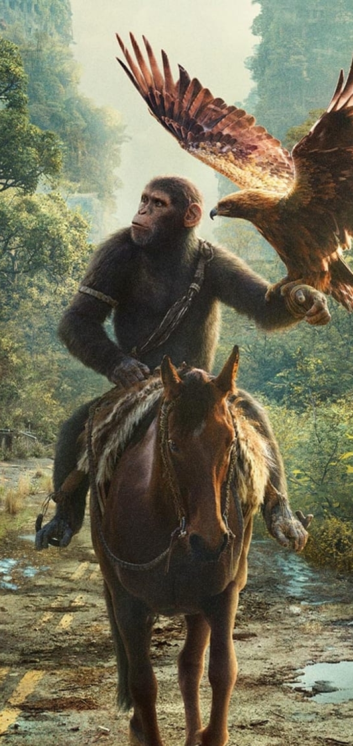 720x1520 Resolution Kingdom of the of the Apes 2024 Movie